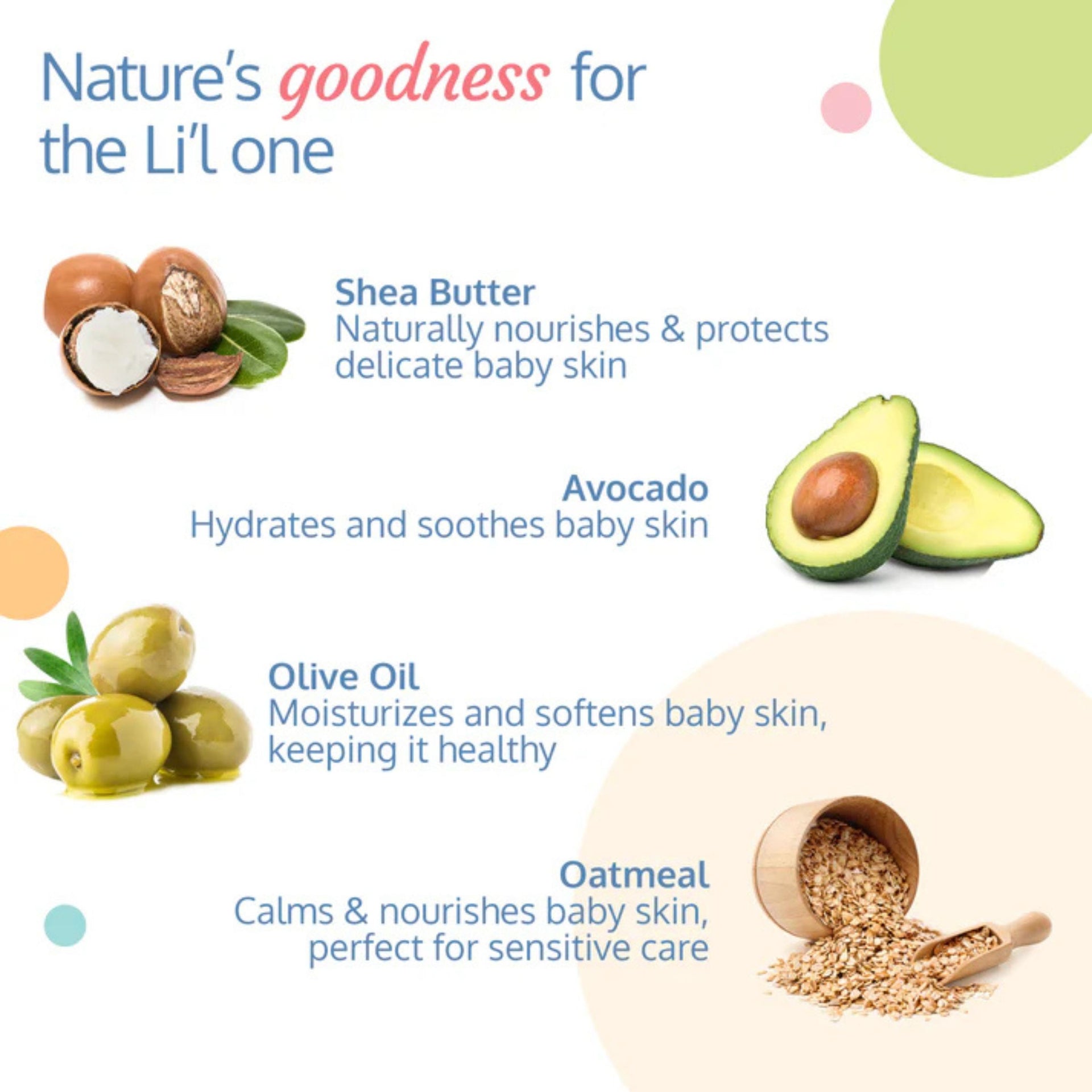 LuvLap Moisturizing Baby Bathing Bar, Baby soap , with Shea Butter, Avocado, Olive Oil & Oatmeal / Almond Oil, Olive Oil & Aloe Vera , Paraben free, Dermatologically tested, with soap tray, 75g