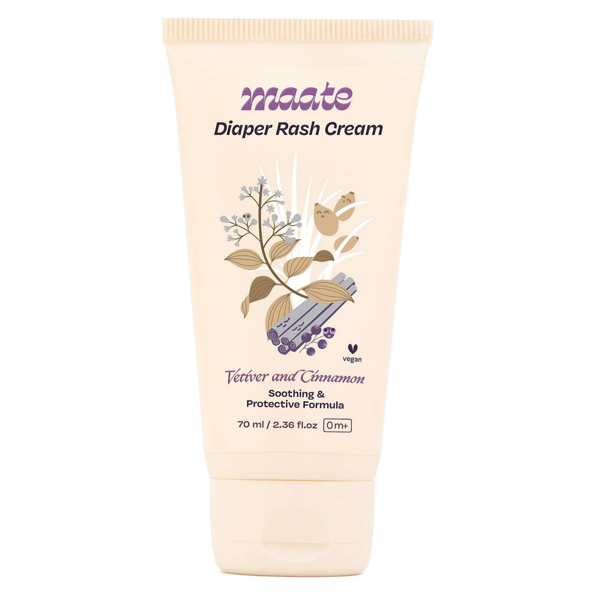 Maate Diaper Rash Cream for Baby 70gm | Treats & Heals Diaper Rashes & Infection | Pediatrician & Dermatologically Tested