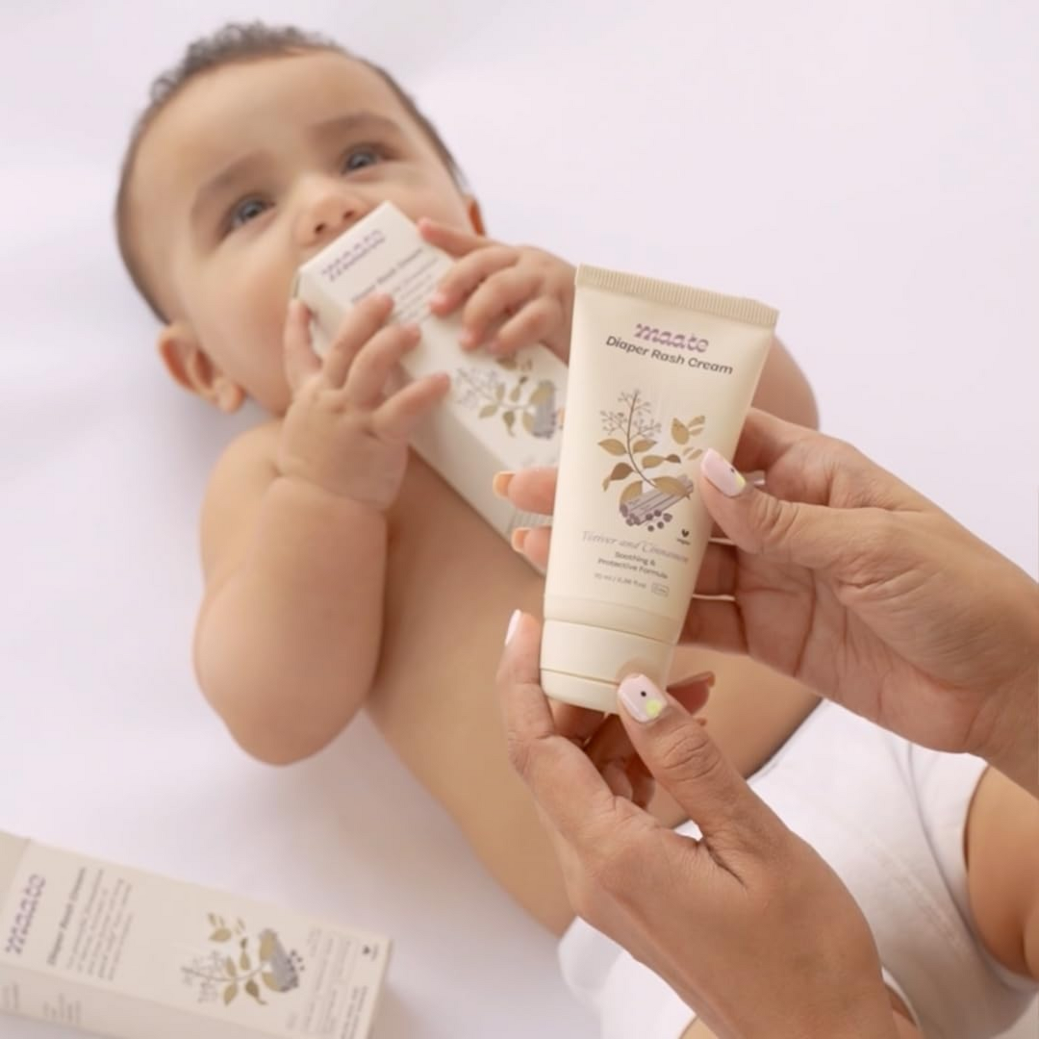 Maate Diaper Rash Cream for Baby 70gm | Treats & Heals Diaper Rashes & Infection | Pediatrician & Dermatologically Tested