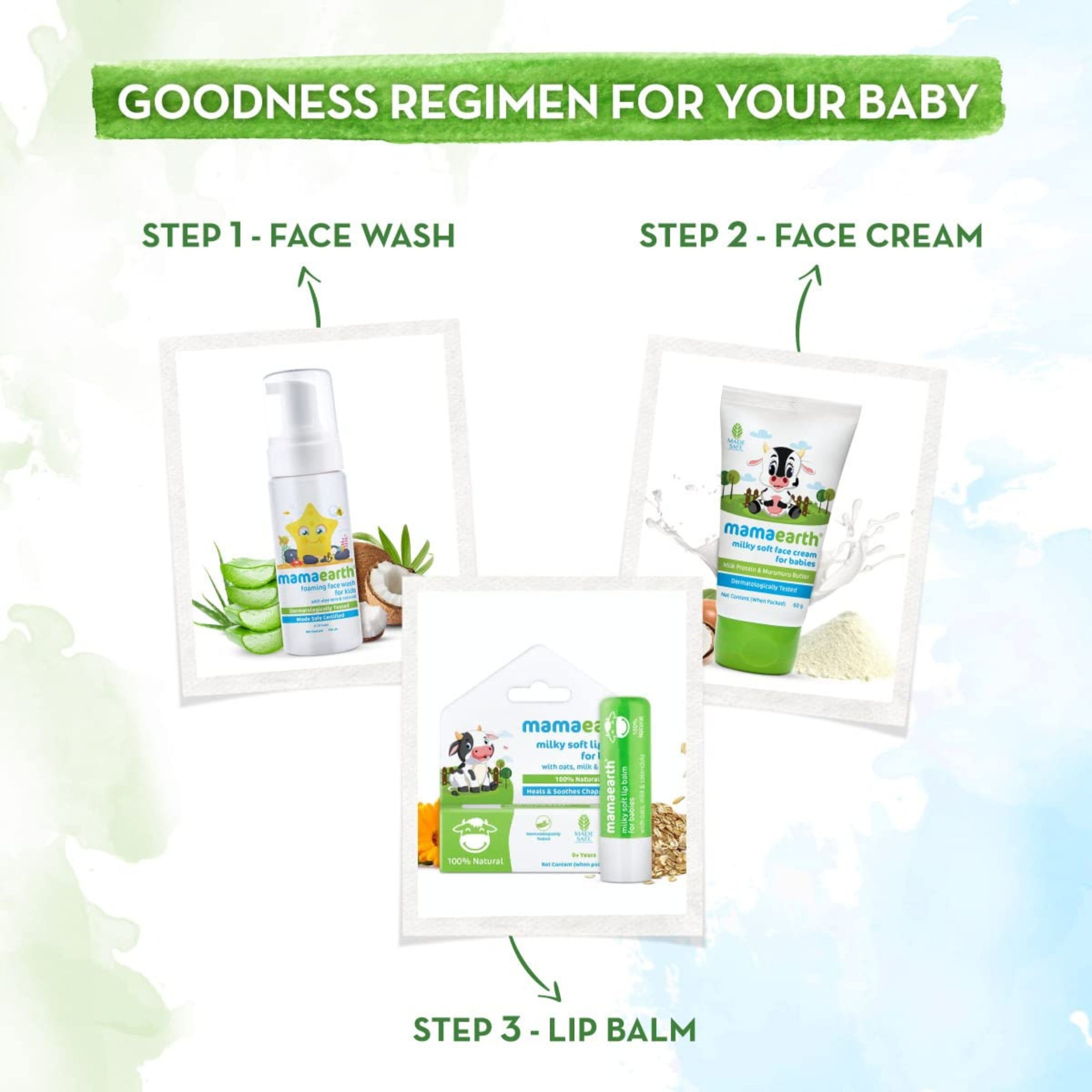 Mamaearth Foaming Face Wash For Kids With Aloe Vera & Coconut For Gentle Cleansing- 150 ml | Deeply Cleanses | Soothes Skin | Tear-Free Formula