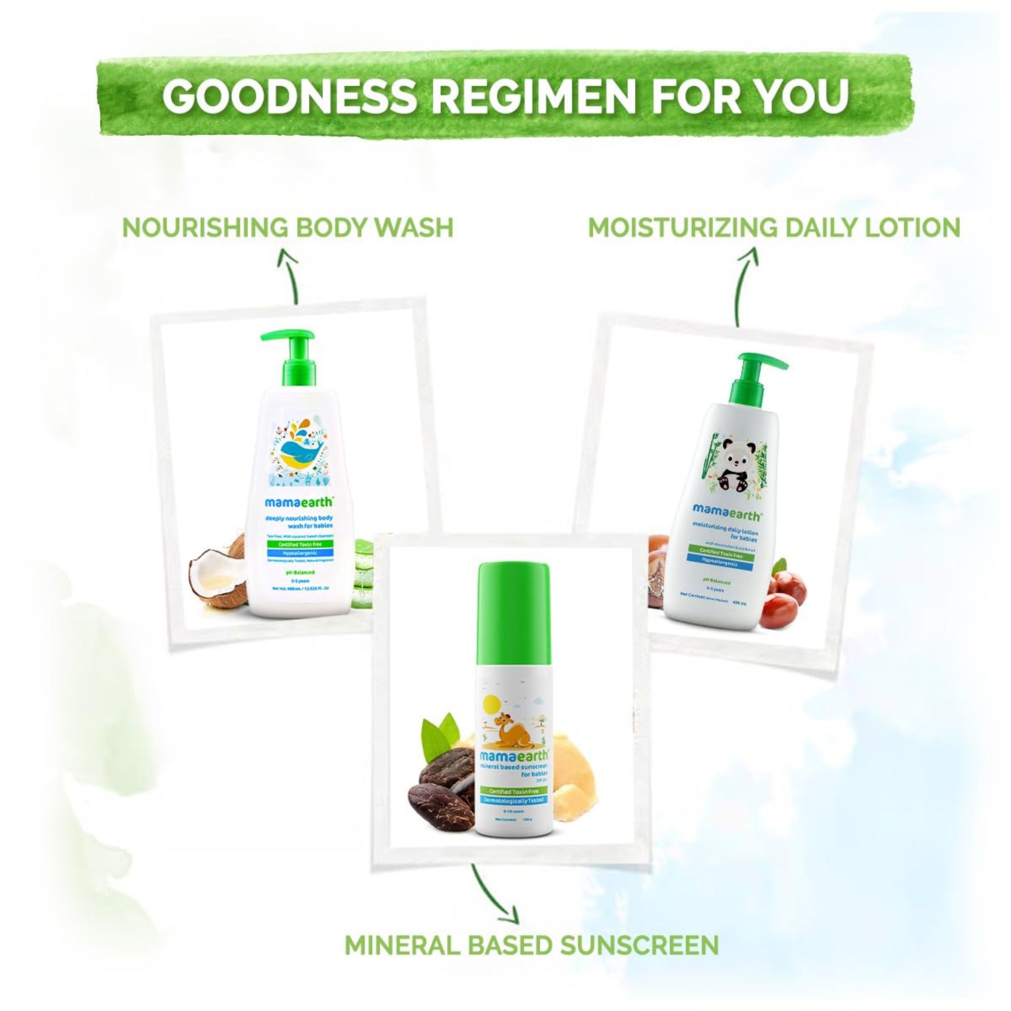 Mamaearth Moisturizing Daily Lotion For Babies - 100ml | Infused with Cocoa Butter, Shea Butter & Jojoba Oil | Helps to Relieve Dryness & Provides Deep Skin Nourishment