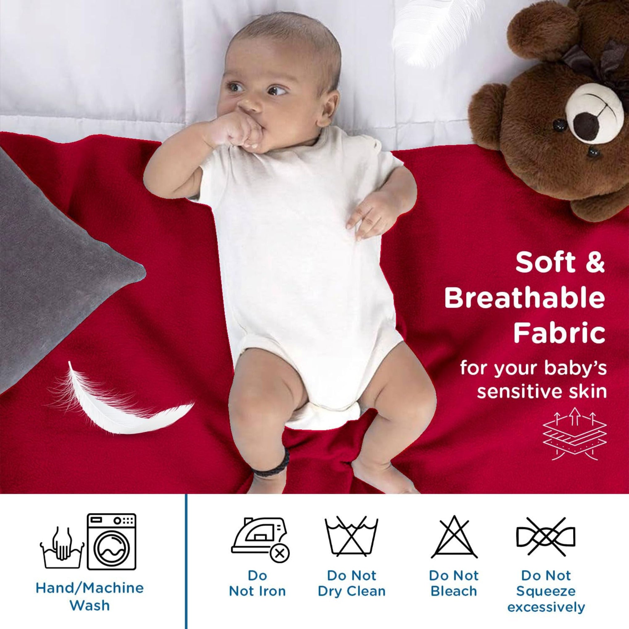Mee Mee Reusable Water Proof Cotton Bed Protector Sheet/Extra Absorbent Mat/Dry Sheets/Urine Sheet/Dry Mat (70CmX100Cm , 50cmX70cm , 140cmX100cm) (S , M , L SIZE, dark pink)