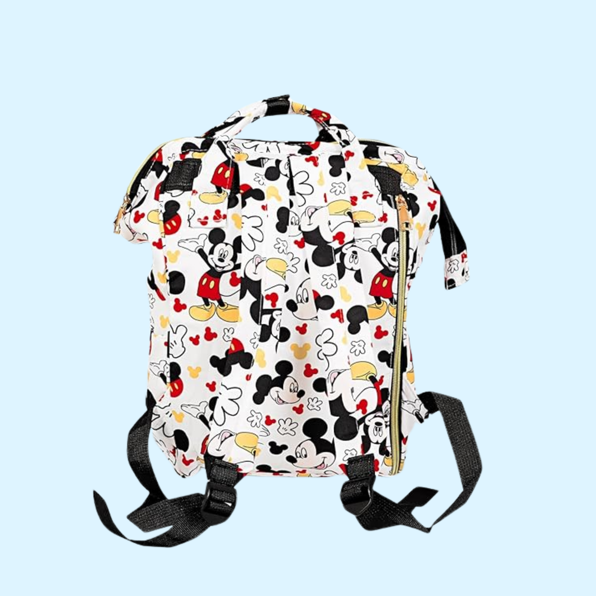 Smile Baby Diaper Bag/ Mummy Bag/ Nursery Bag Stylish Travelling Backpack Spacious, Multifunctional, Stylish & Waterproof baby bag. (Multi mickey mouse)