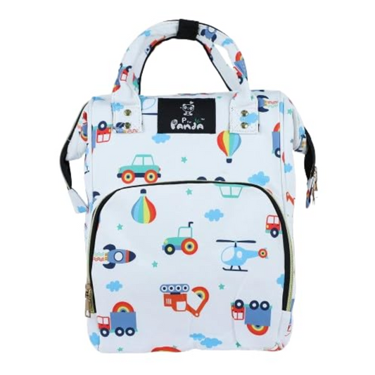 Smile Baby Diaper Bag/ Mummy Bag/ Nursery Bag Stylish Travelling Backpack Spacious, Multifunctional, Stylish & Waterproof baby bag.(Off White panda)