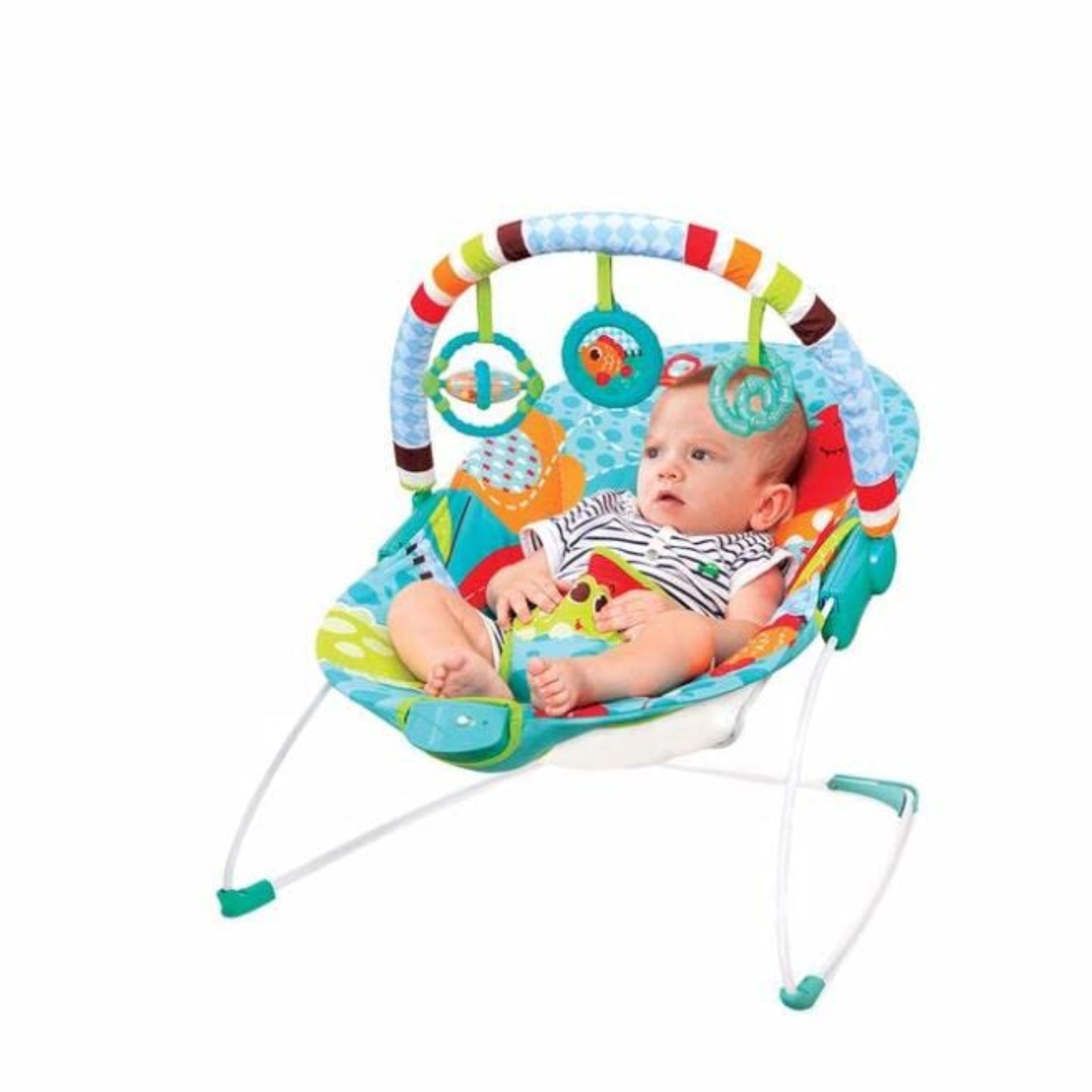 Mastela Toddlers to Newborn Baby Rocker Bouncer Musical Chair, Multicolour