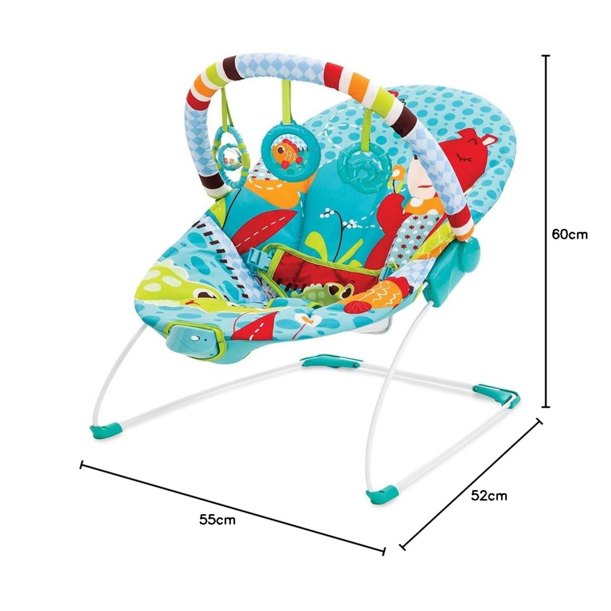 Mastela Toddlers to Newborn Baby Rocker Bouncer Musical Chair, Multicolour