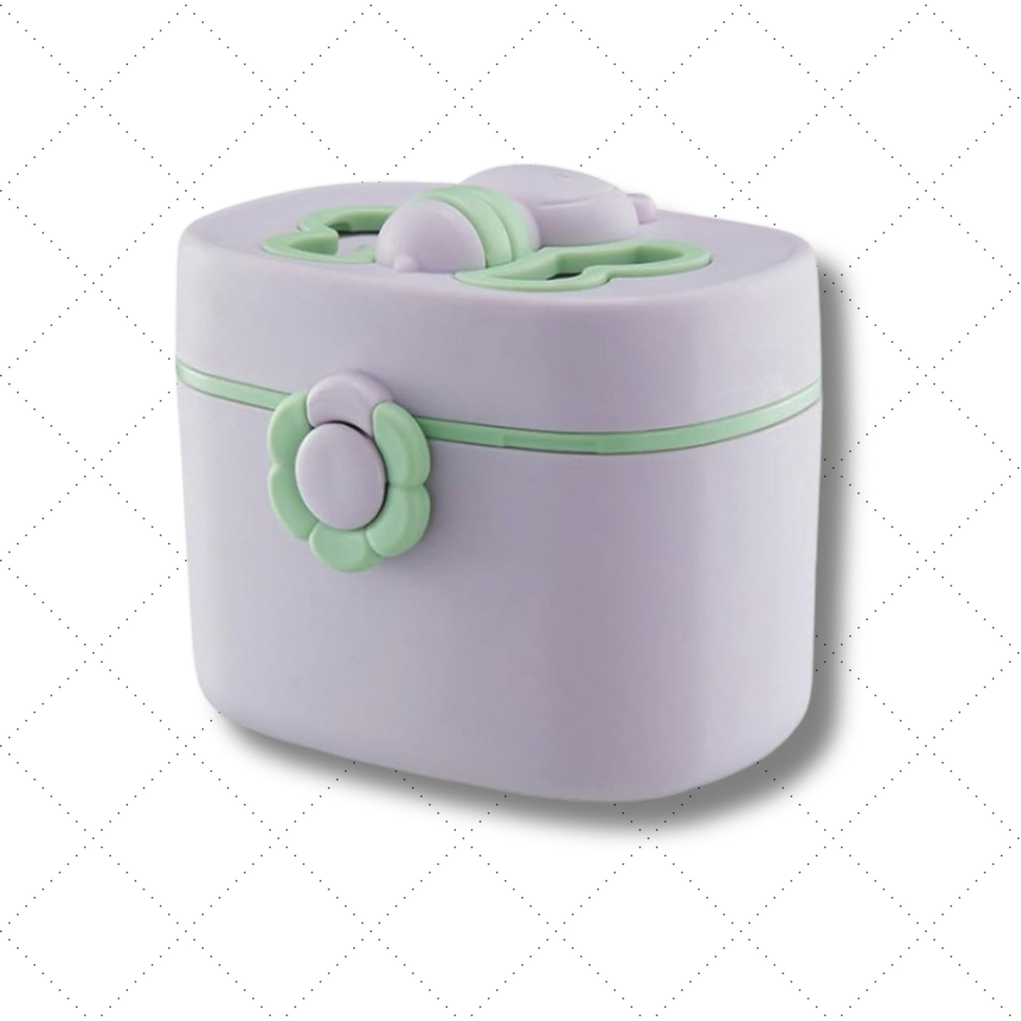 Smile Baby  MILK CONTAINER Creations Baby Formula Dispenser Infant Food Storage Box for Outdoor Activities Picnic Violet Small