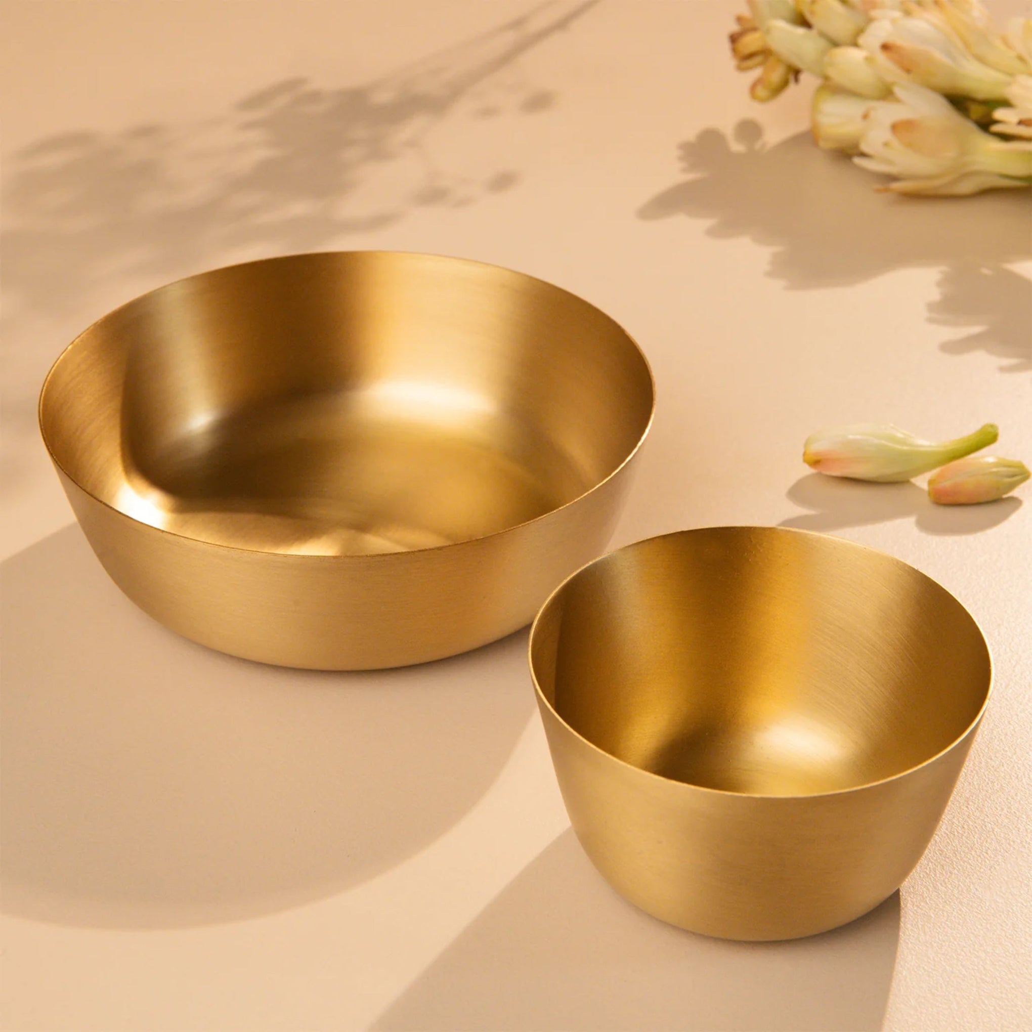 BABY FOREST Nanhi Dawat Pure Brass Kids Dining Set | Safe & Ayurvedic Feeding Set for Babies
