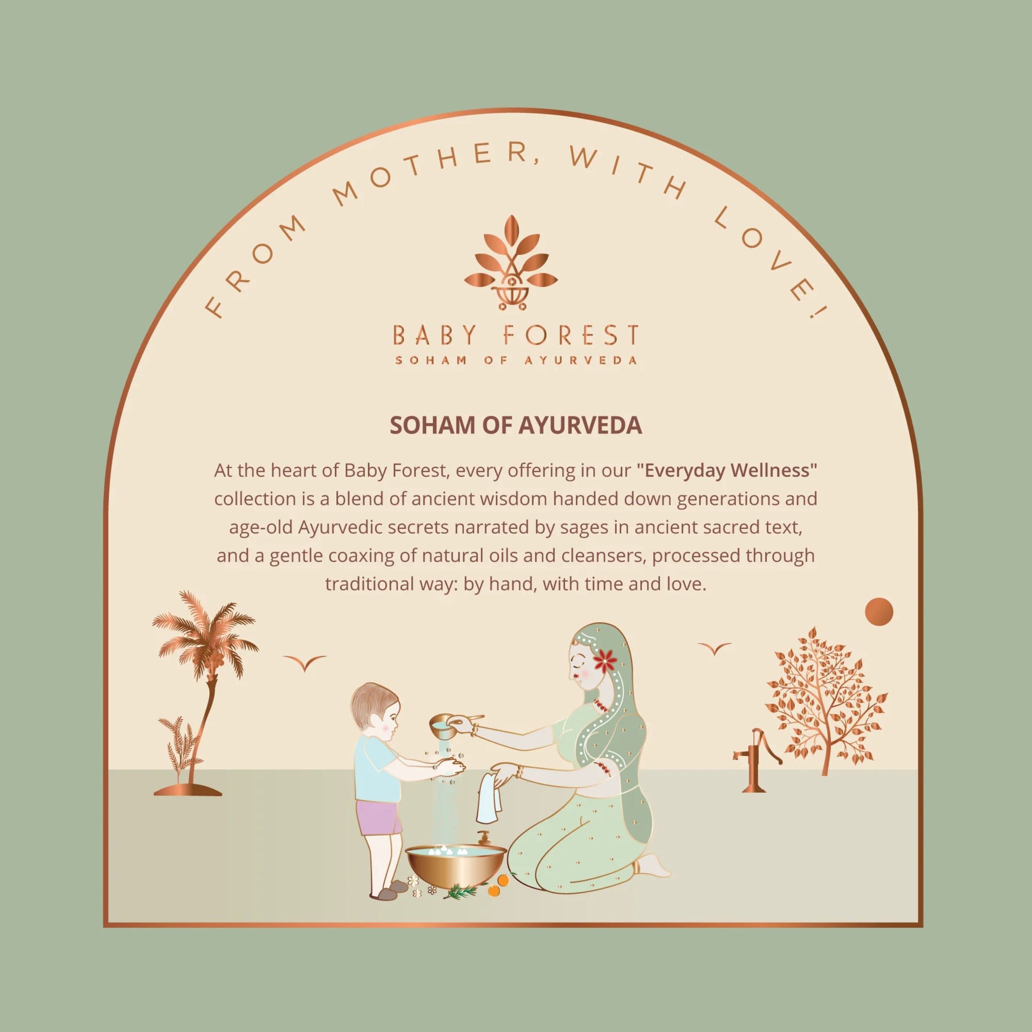 Baby Forest Nanhi Hatheli Kids Hand Wash | Gentle Ayurvedic Hand Wash for Kids with Tulsi, Aloe Vera & Neem | 200 ml
