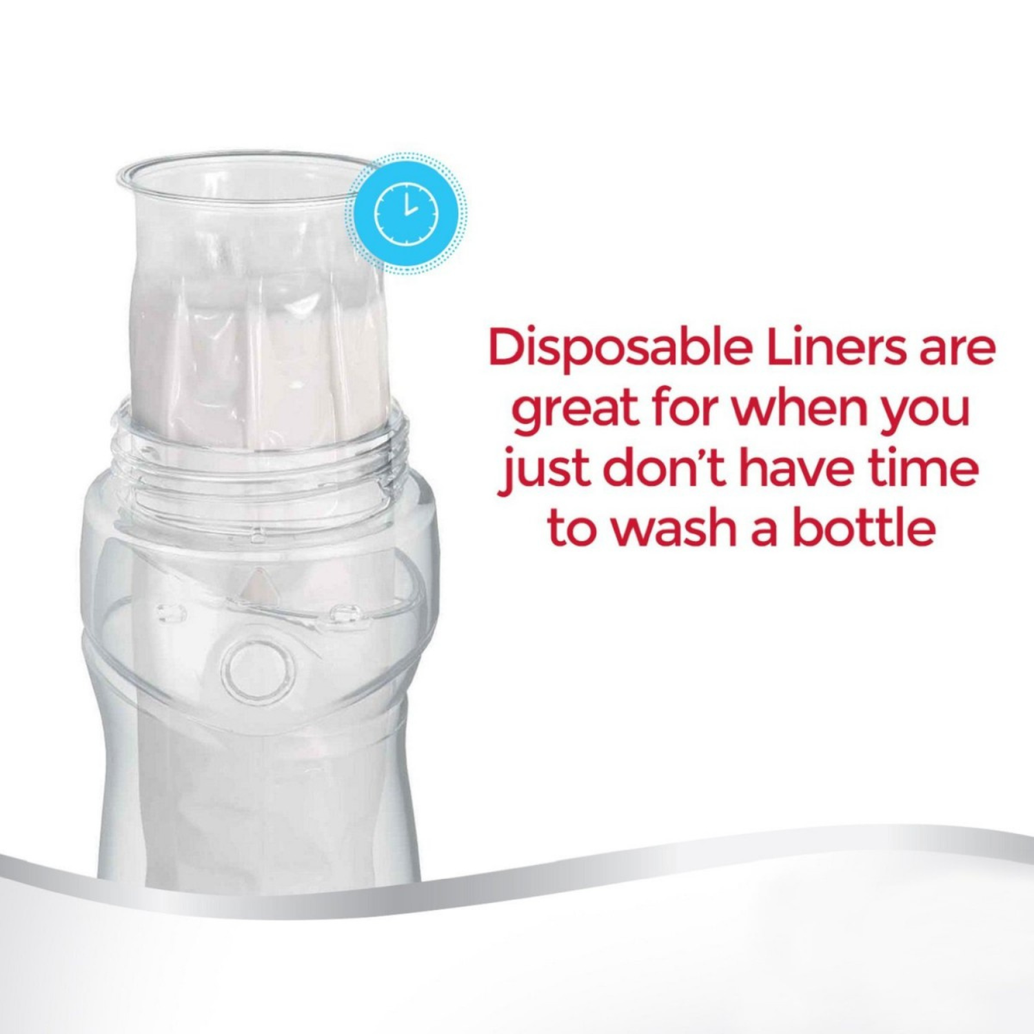 Playtex Drop-Ins Premium Nurser – Anti-Colic Baby Feeding Bottle with Disposable Liners