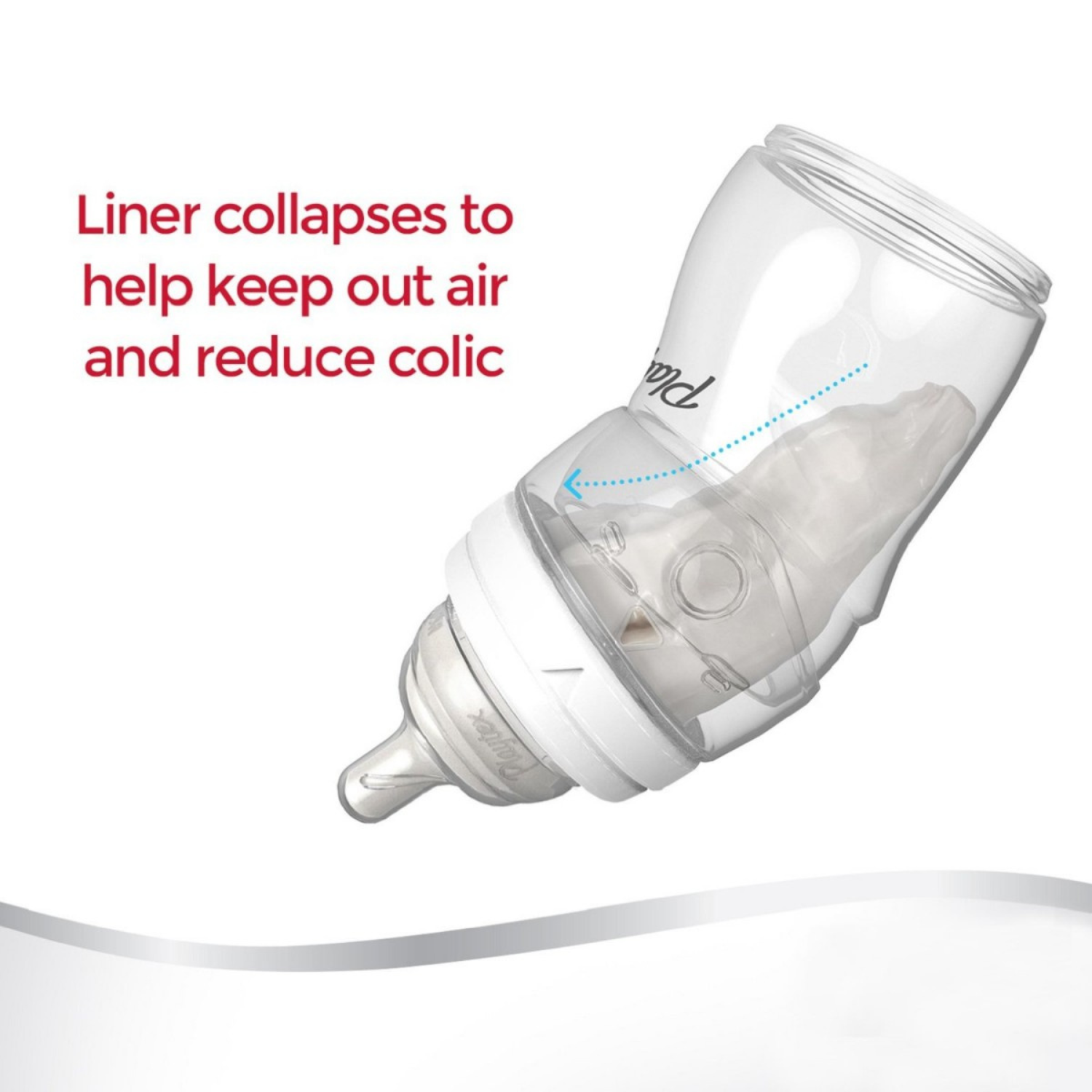 Playtex Drop-Ins Premium Nurser – Anti-Colic Baby Feeding Bottle with Disposable Liners