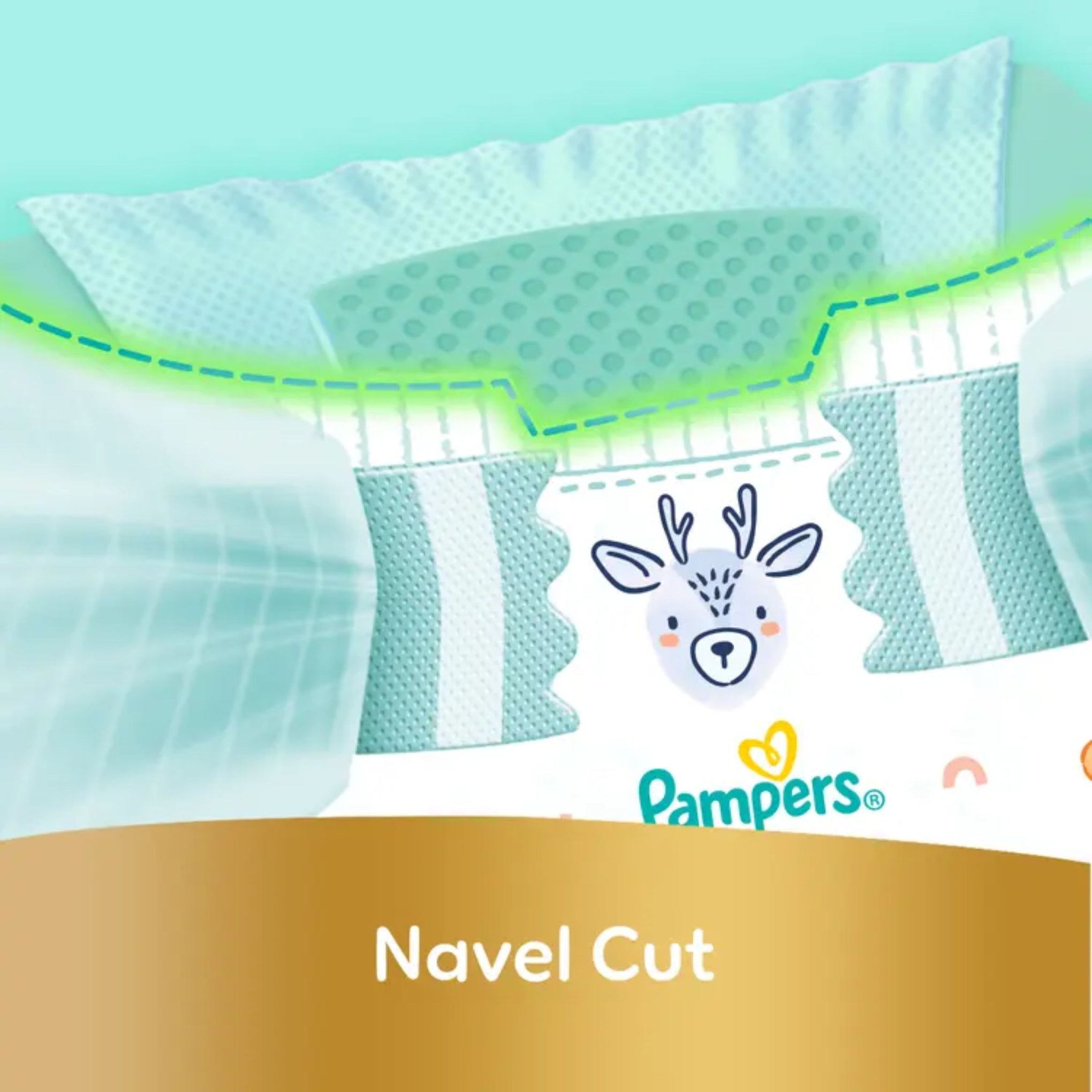 Pampers Ultimate Comfort Taped Diapers, Size 4, 9-14kg, Lotion infused with Aloe Vera and Vitamin E, x1000 Leak Locks Technology for Leakage Protection, Giga Box, 54 Count