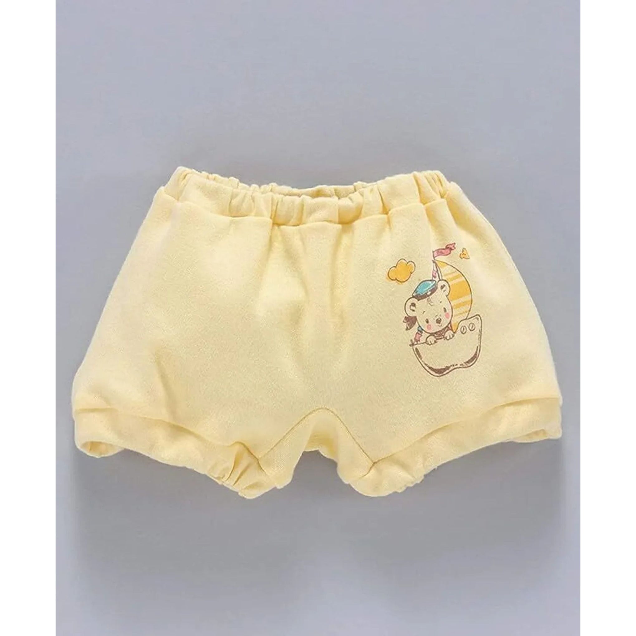 Smile Baby Unisex 100% Cotton Panties Pack of 6 | Boys & Girls Bloomer, Comfortable And Breathable Bloomer Light Color PK-6