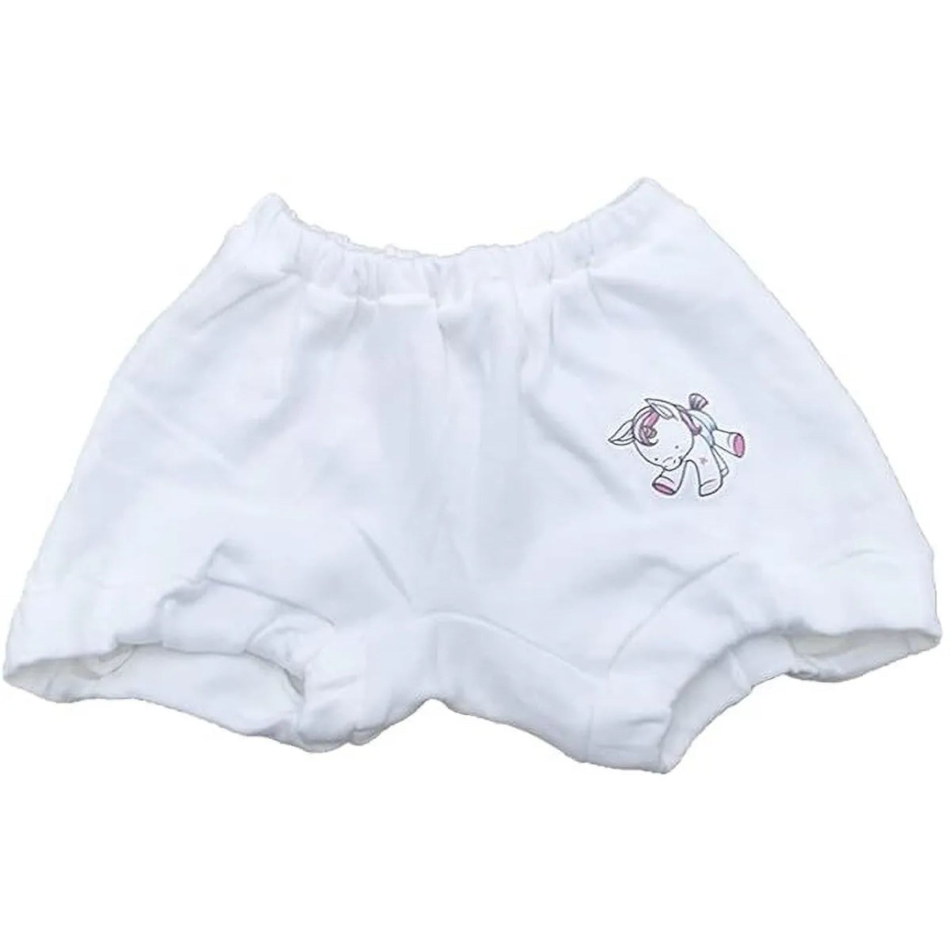 Smile Baby Unisex 100% Cotton Panties Pack of 6 | Boys & Girls Bloomer, Comfortable And Breathable Bloomer White PK-6
