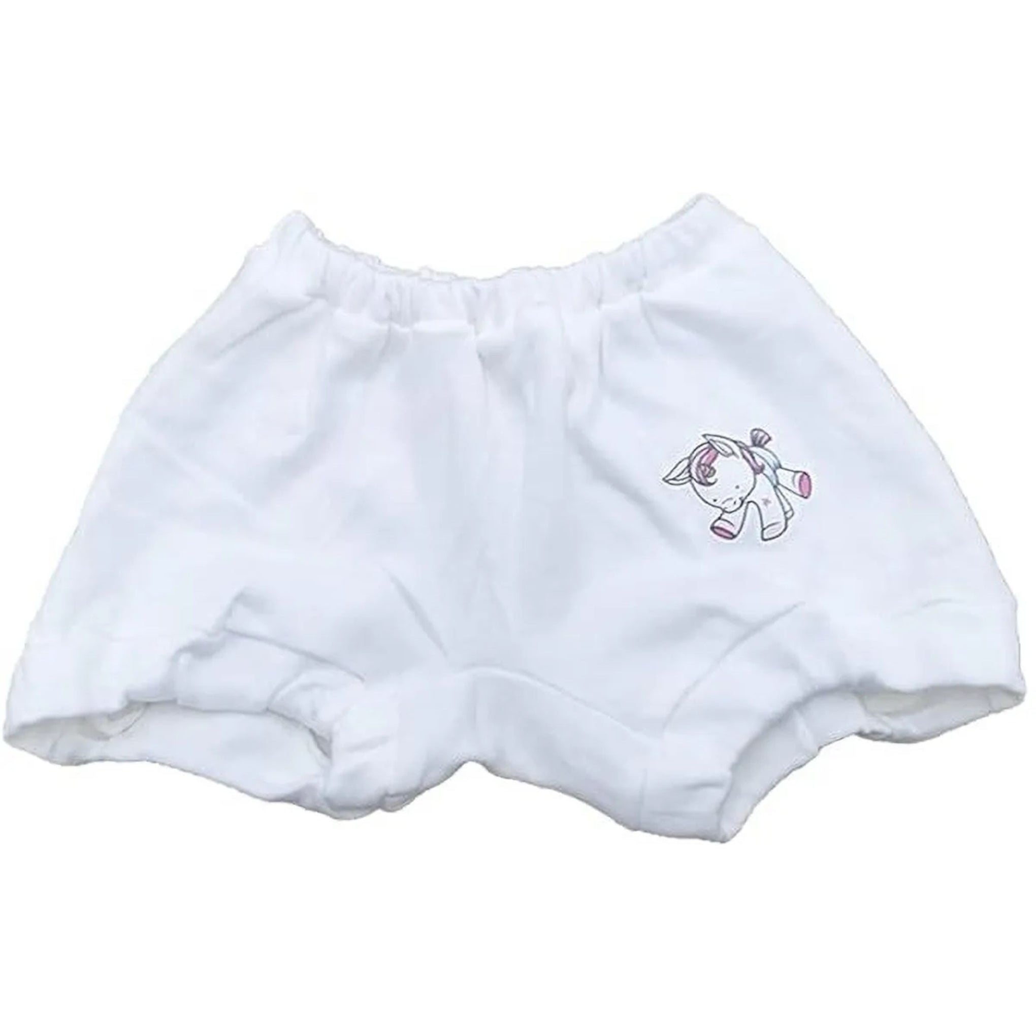 Smile Baby Unisex 100% Cotton Panties Pack of 6 | Boys & Girls Bloomer, Comfortable And Breathable Bloomer White PK-6