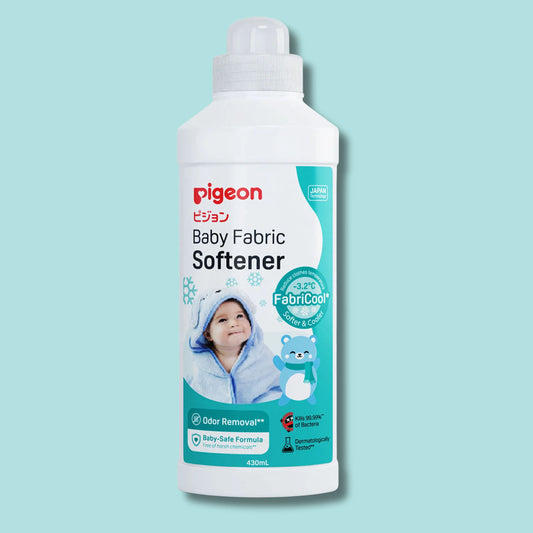 Pigeon Concentrated Baby Laundry Fabric Softener - Keep your baby's clothes softer and refreshing - Softer & Cooler Clothes For baby's delicate skin  430ml