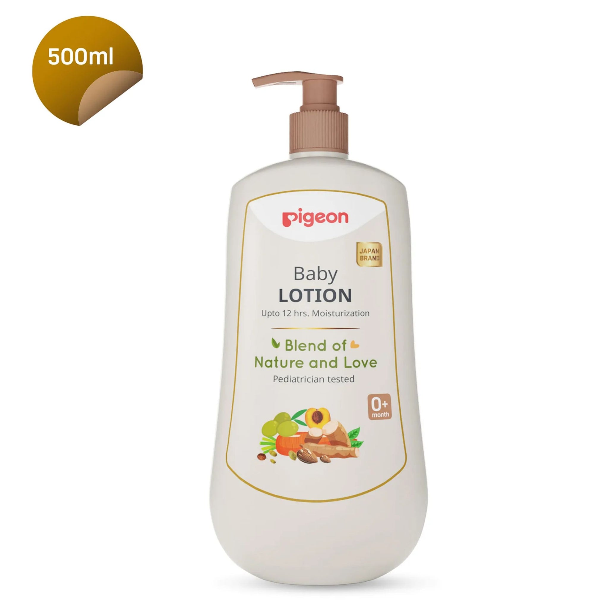Pigeon Baby LOTION Upto 12 hrs. Moisturization Blend of Nature and Love Pediatrician tested  Available in 200ml & 500ml
