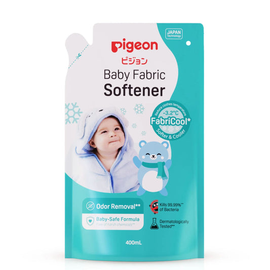 Pigeon Baby Fabric Softener |Keep your baby's clothes softer and refreshing |Softer & Cooler Clothes For baby's delicate skin | 400ml