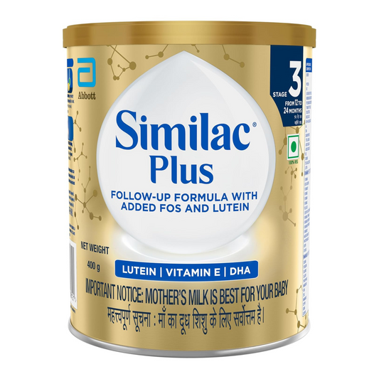 Similac Infant Plus Stage 3 Follow-Up Formula Powder from 12 to 18 Months 400G Tin with Hmo, Supports Baby's Immunity and Brain Development