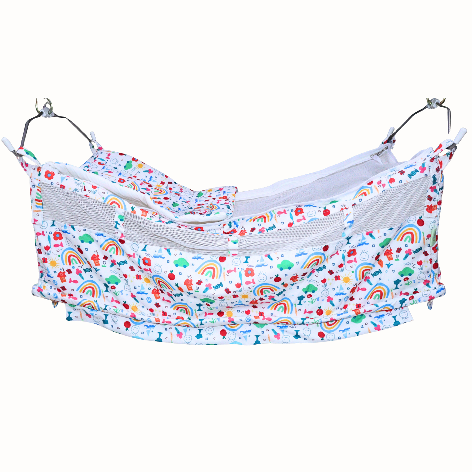 Smile Baby New Born Baby Khoya Cradle Cloth with Mosquito Net – Pure Cotton Baby Zoli Palana Hammock