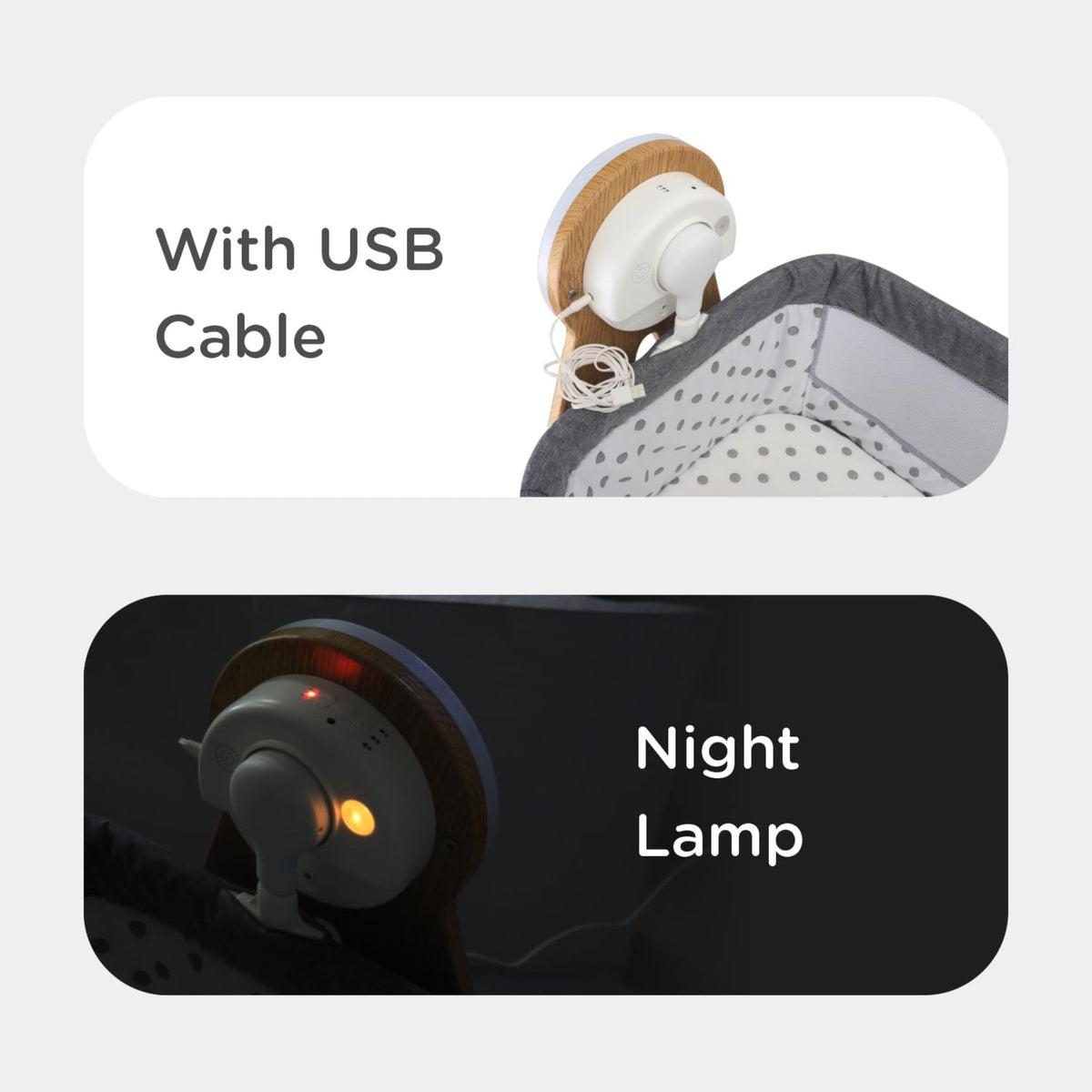 Lullaby Rabbit Motion Sensor R for Rabbit Lullabies Woodsy 2 in 1 Electric Baby Cradle Convertible ...