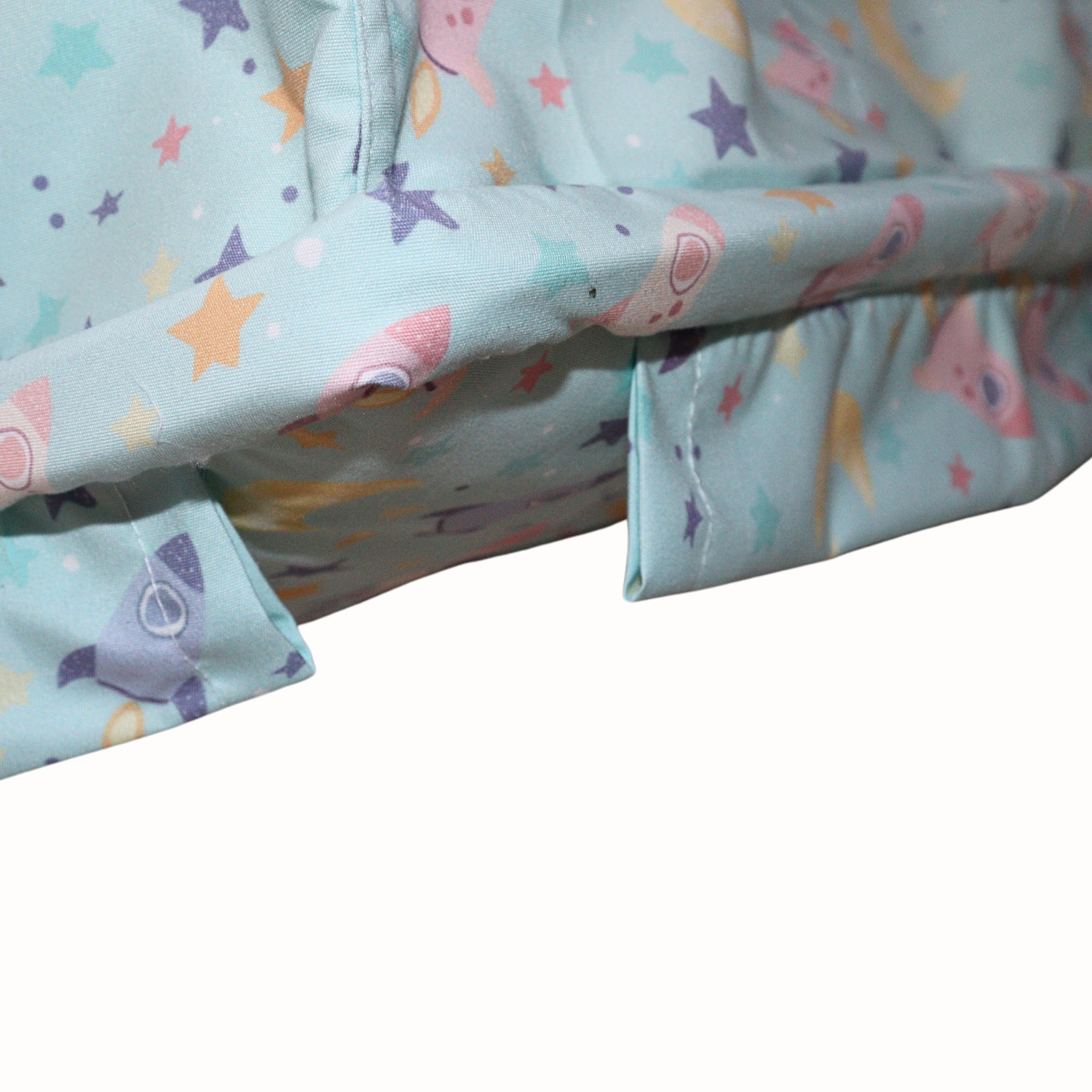 Smile Baby New Born Baby Khoya Cradle Cloth with Mosquito Net – Rocket Print Pure Cotton Baby Zoli Palana Hammock