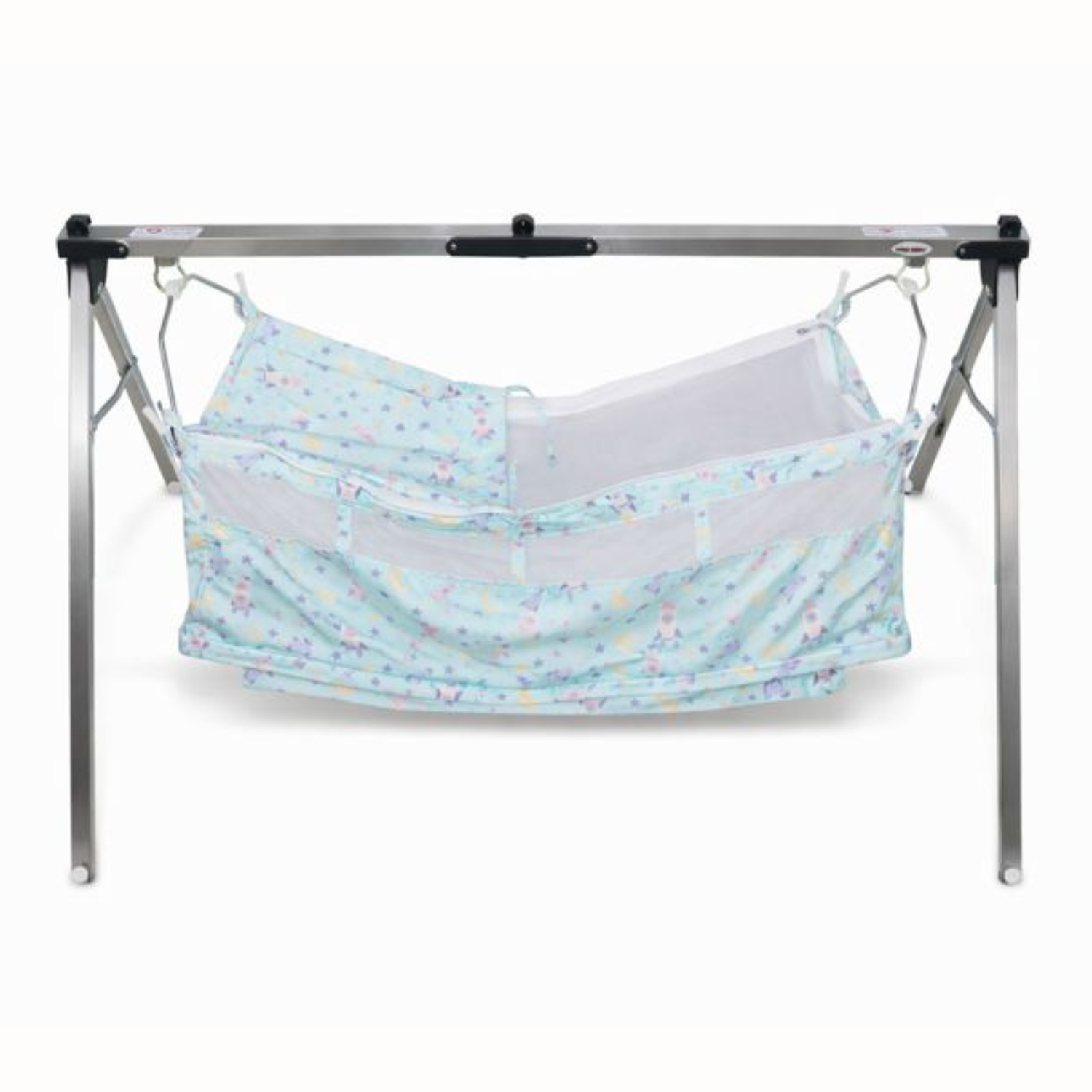 Smile Baby New Born Baby Khoya Cradle Cloth with Mosquito Net – Rocket Print Pure Cotton Baby Zoli Palana Hammock