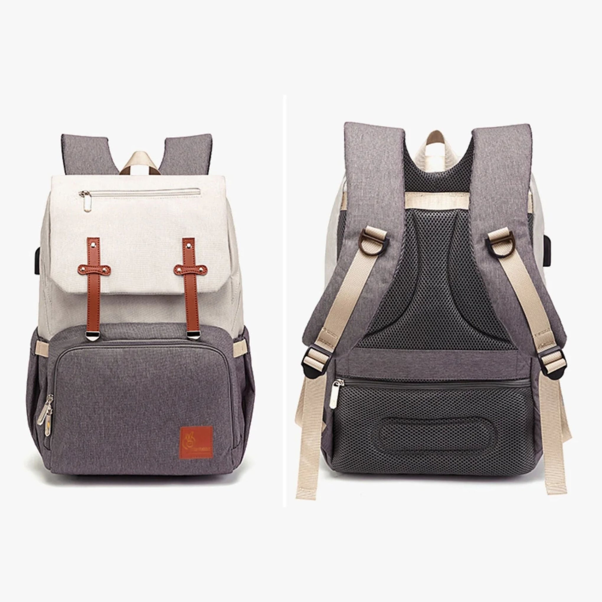R FOR RABBIT Caramello Smart Diaper Bags For Mother With High-Quality Water-Resistant Material , Diaper Bag Backpack, Multifunction Large Baby Bags with Charging, Unisex Stylish for Mom and Dad Travel Backpacks