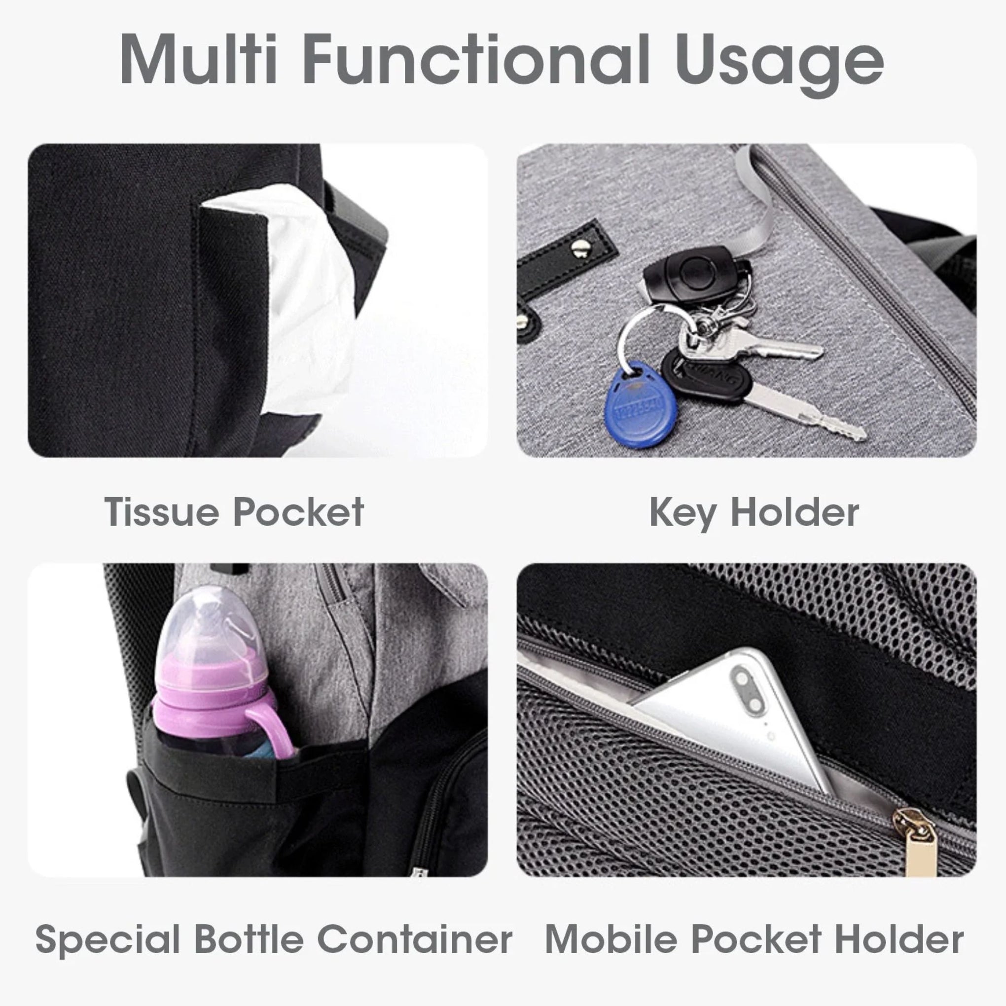 R FOR RABBIT Caramello Smart Diaper Bags For Mother With High-Quality Water-Resistant Material , Diaper Bag Backpack, Multifunction Large Baby Bags with Charging, Unisex Stylish for Mom and Dad Travel Backpacks