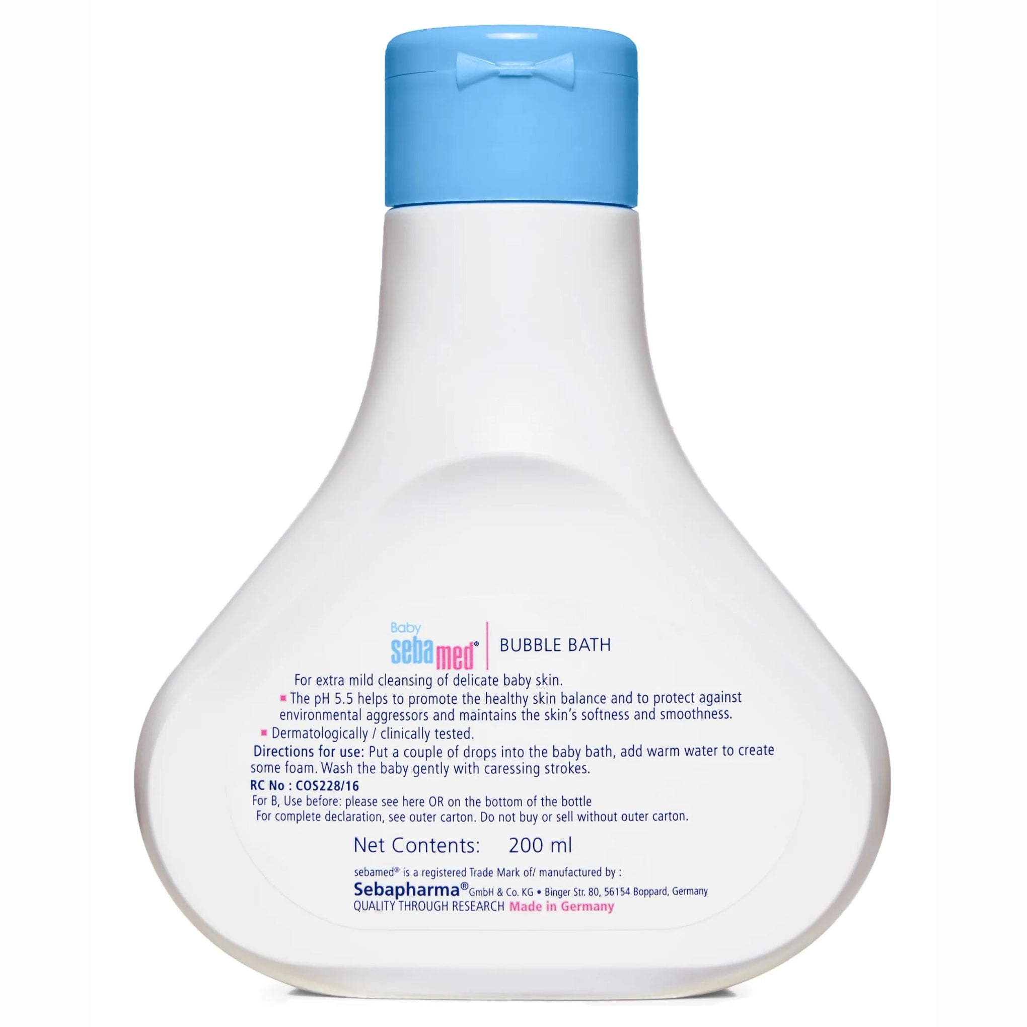 Sebamed Baby Bubble Bath|pH 5.5|With Chamomile|No Tears |200 ml