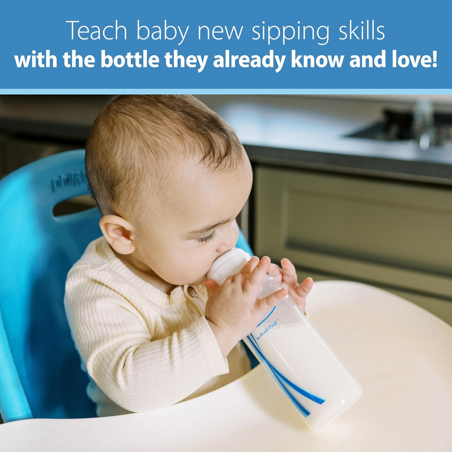 Dr. Brown's Options+ Narrow Neck Sippy Spouts for Baby Bottles | 100% Silicone Spill-Proof Transition Spout | Fits 4oz & 8oz Narrow Bottles | BPA-Free | 2 Pack