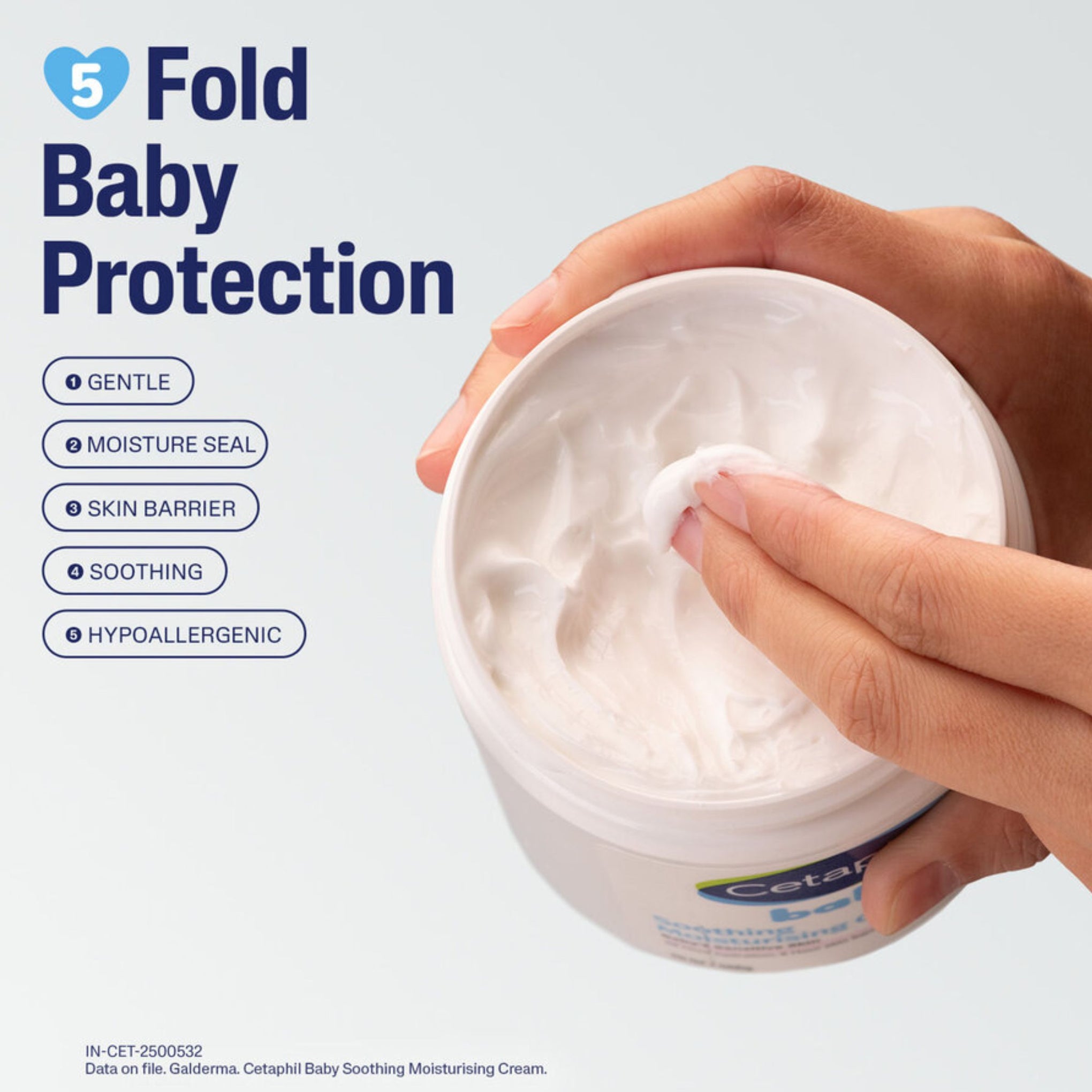 Cetaphil Baby Soothing Moisturising Cream – 48-Hour Hydration for Baby’s Sensitive Skin