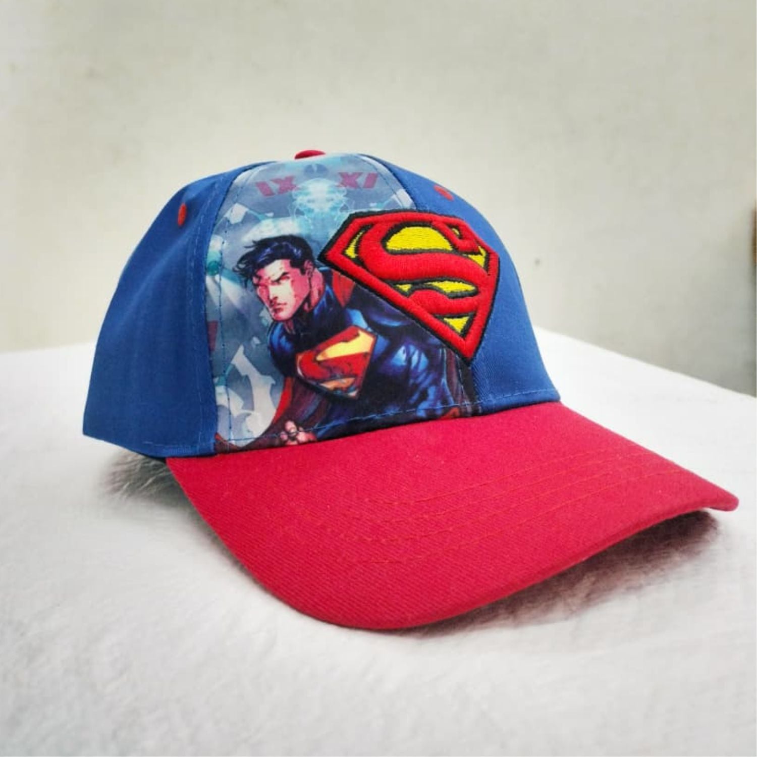 SMILE BABY CAP (LARGE SIZE) – Superman Printed Kids Adjustable Baseball Cap