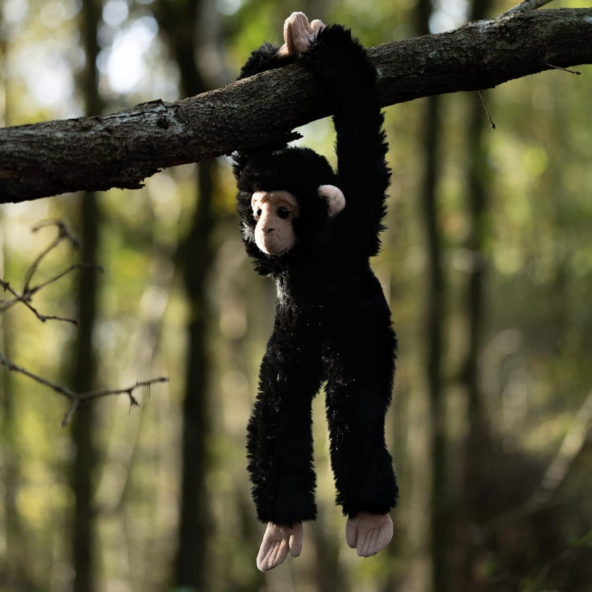 WILD REPUBLIC Artist Collection, Chimpanzee Baby, Gift for Kids, 15 inches, Plush Toy, Fill is Spun Recycled Water Bottles