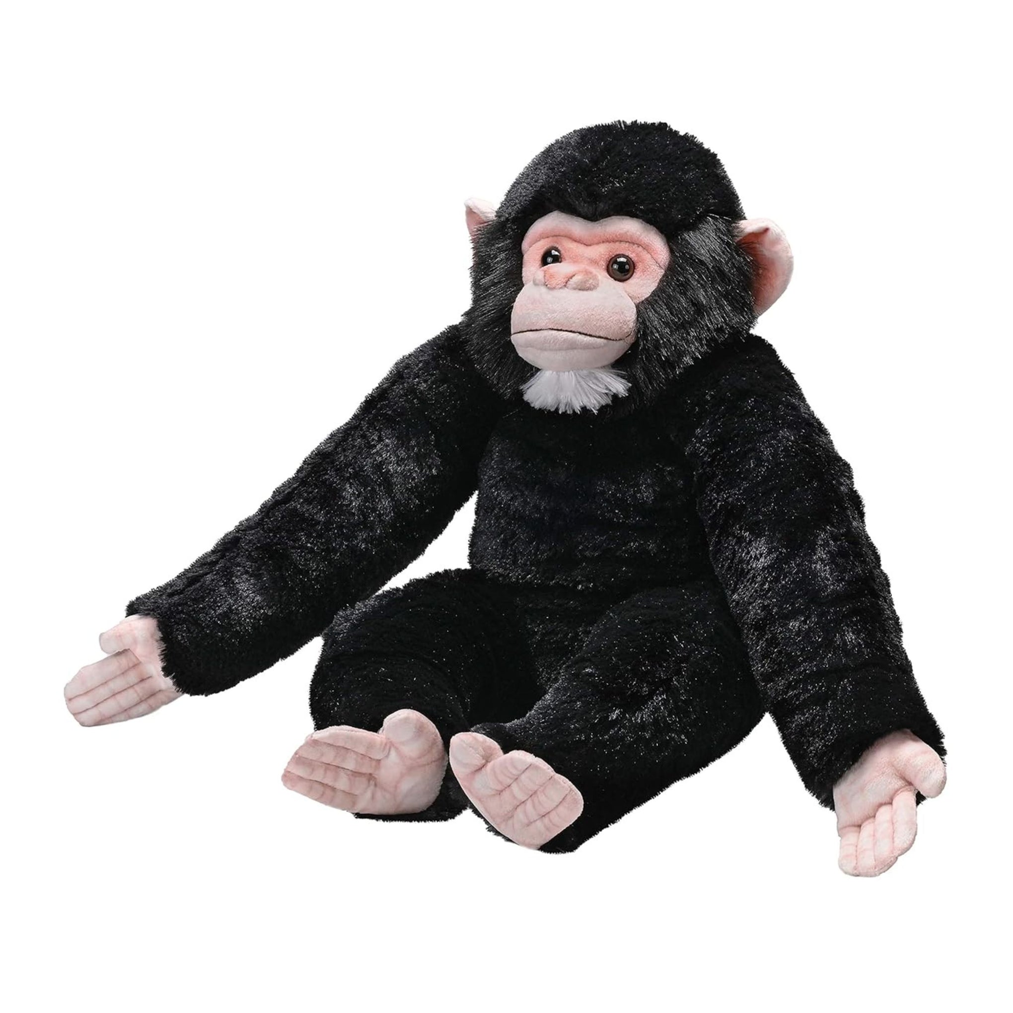 WILD REPUBLIC Artist Collection, Chimpanzee Baby, Gift for Kids, 15 inches, Plush Toy, Fill is Spun Recycled Water Bottles