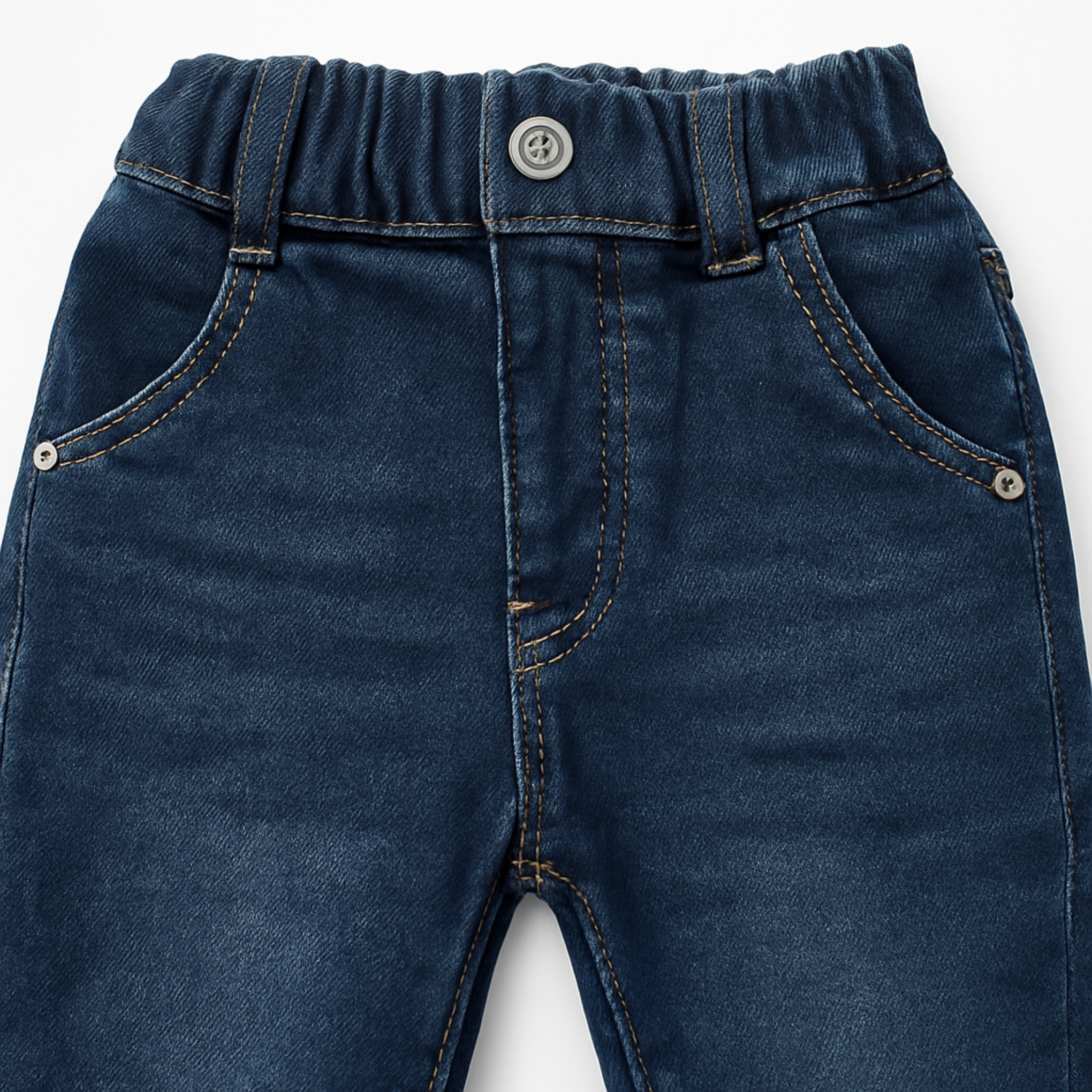 Smile Baby Boys Dark Denim Jeans for Kids – Age 5–12 Years