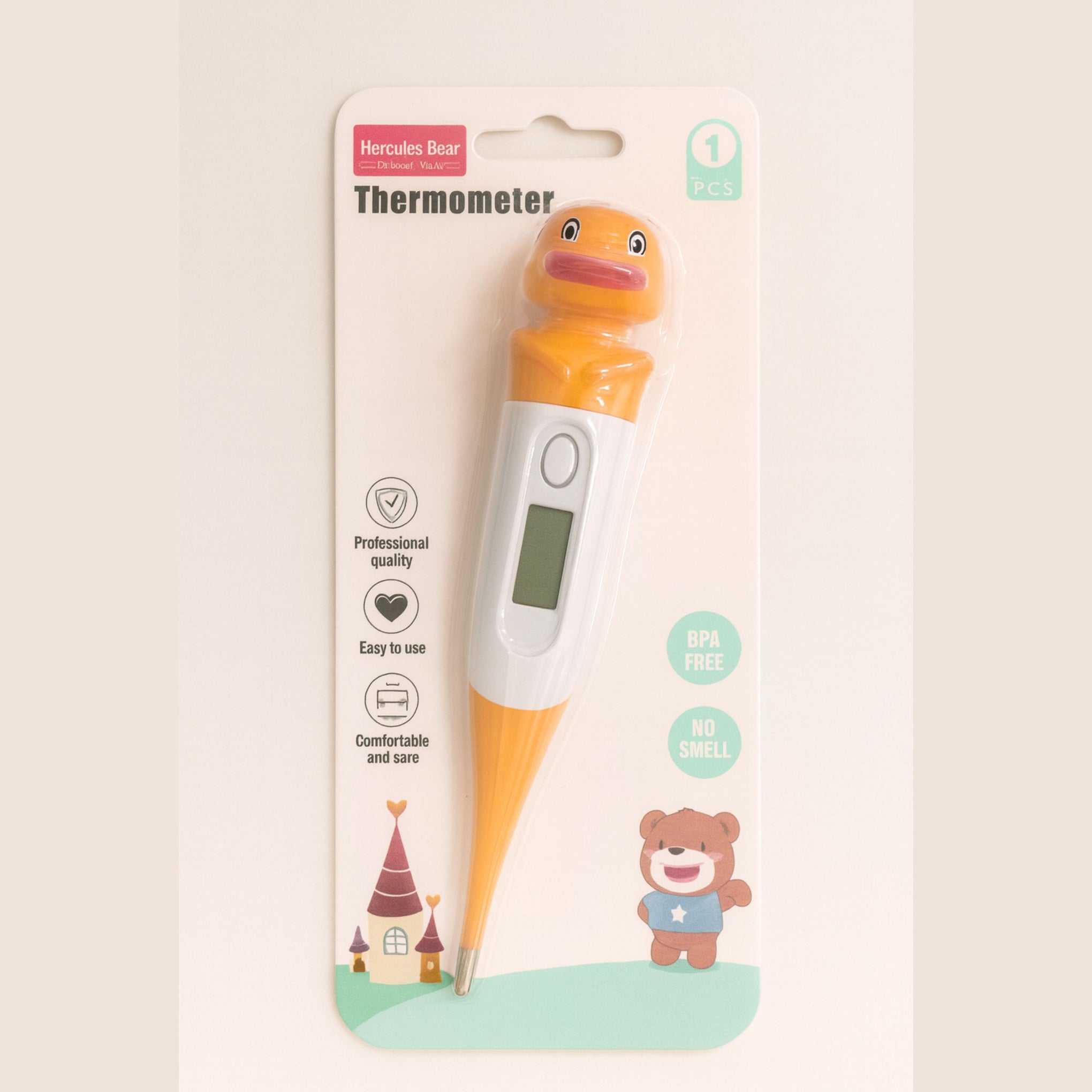 Digital Baby Thermometer – Cute Animal Design | Fast Reading | BPA-Free | Safe for Newborns