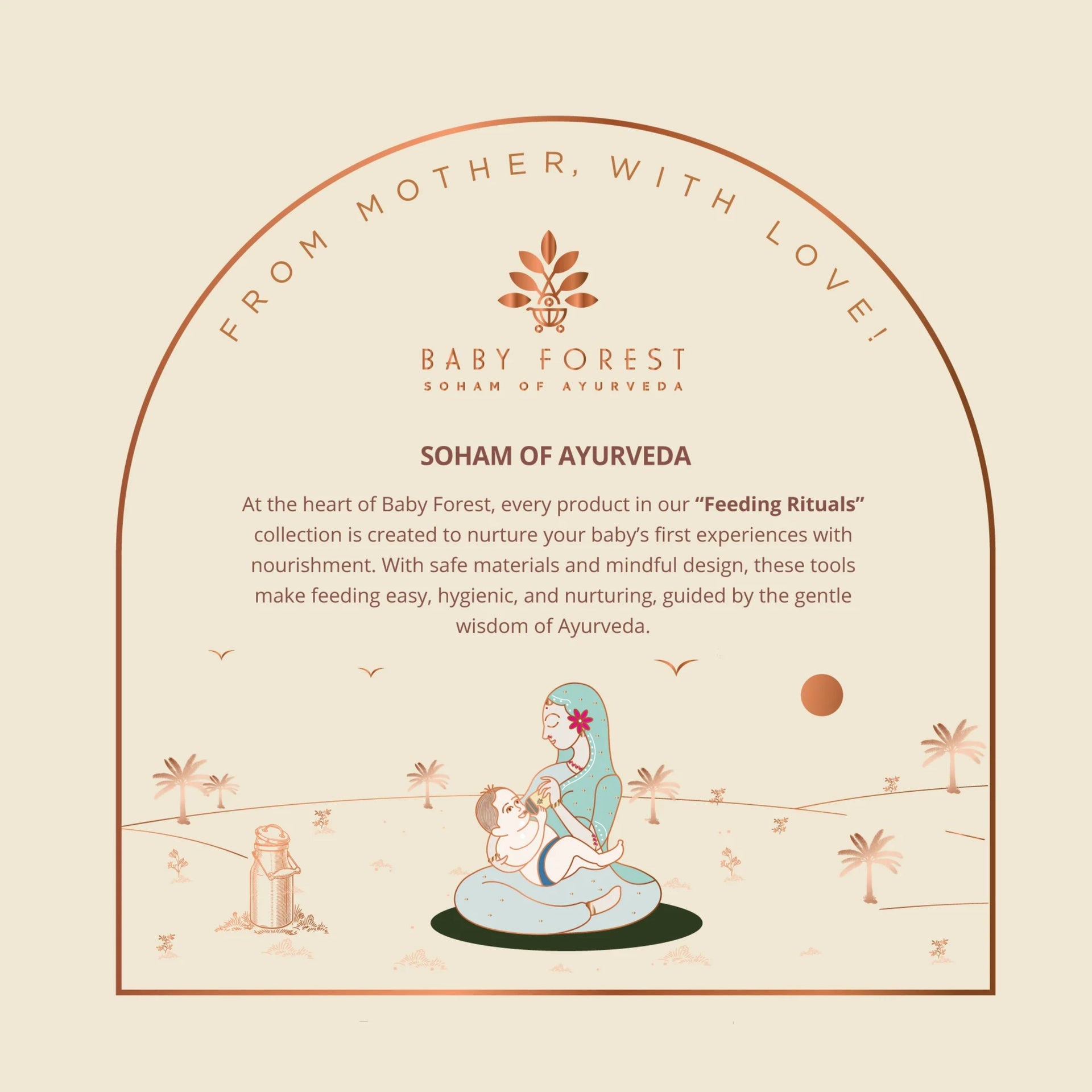 BABY FOREST Tiny Tamba™ Pure Copper Sipper for Kids | Ayurvedic, Spill-Proof & BPA-Free