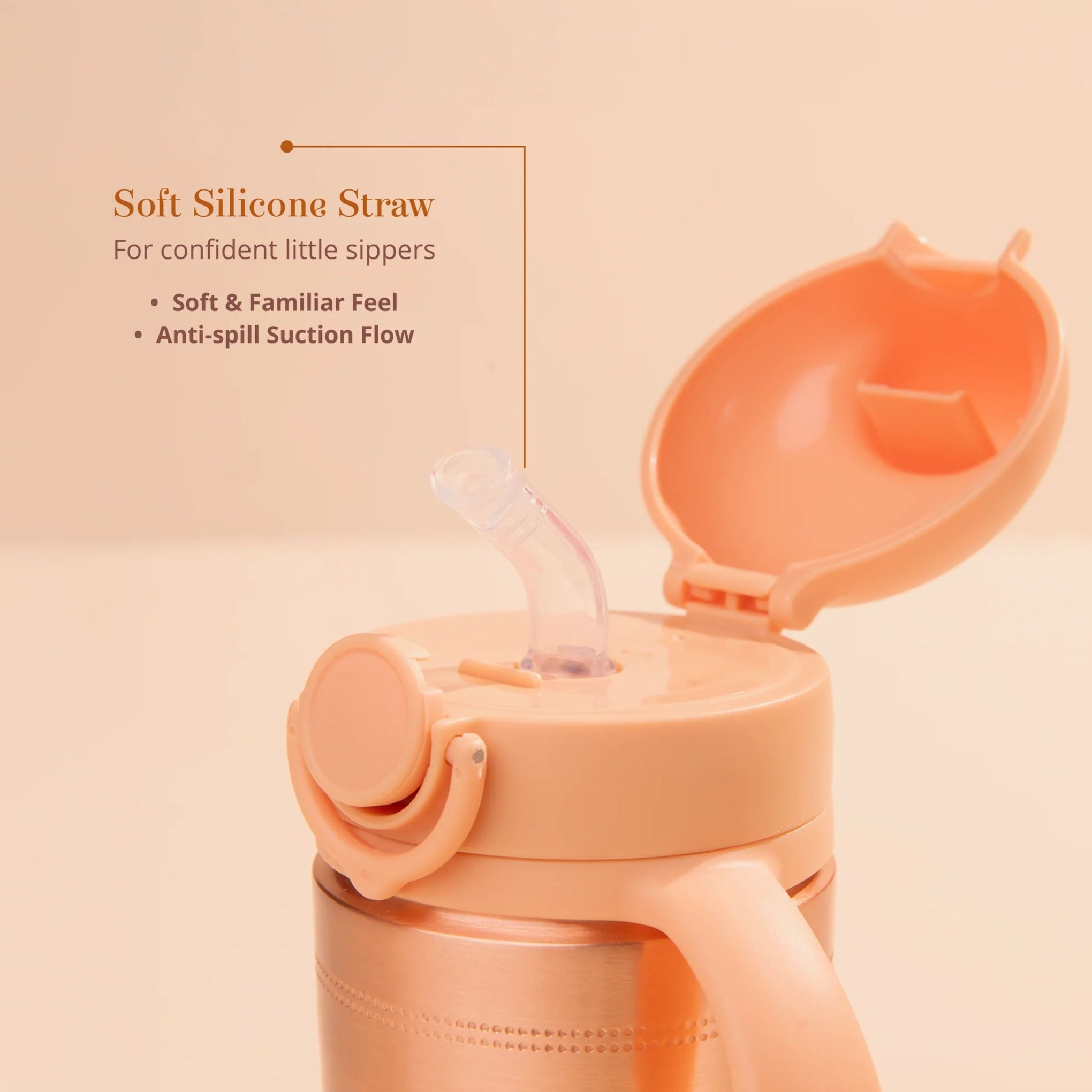 BABY FOREST Tiny Tamba™ Pure Copper Sipper for Kids | Ayurvedic, Spill-Proof & BPA-Free