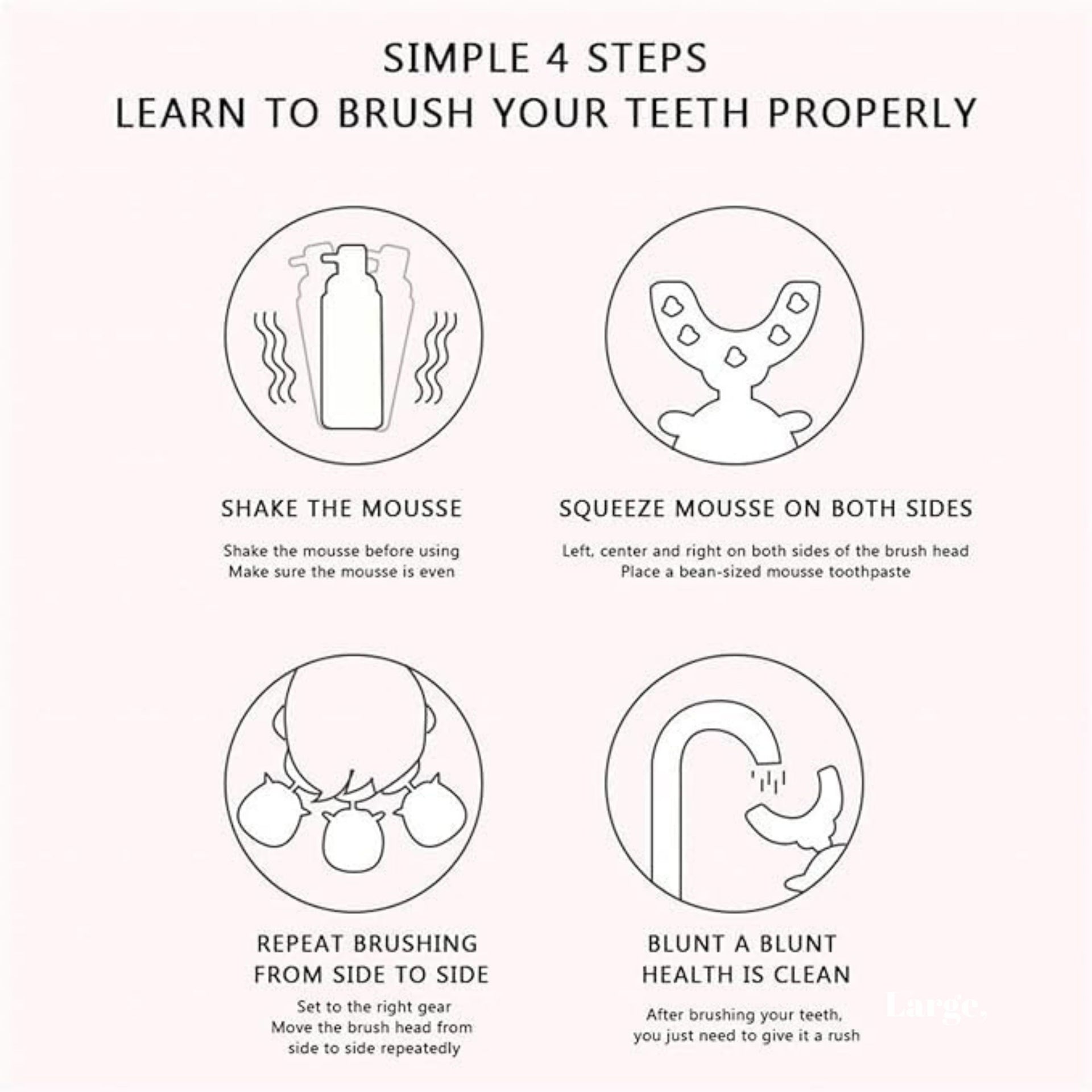 Smile Baby U-Shaped Toothbrush Kids 1 Pcs - Toddler Toothbrush With Food Grade Soft Silicone Brush Head, Manual Whole Mouth Toothbrush For Kids Age 2-6,360° Oral (Rabbit, Green)