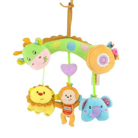 Smile Baby  Baby Stroller Plush Hanging Rattle Pendant Toy - Animals
