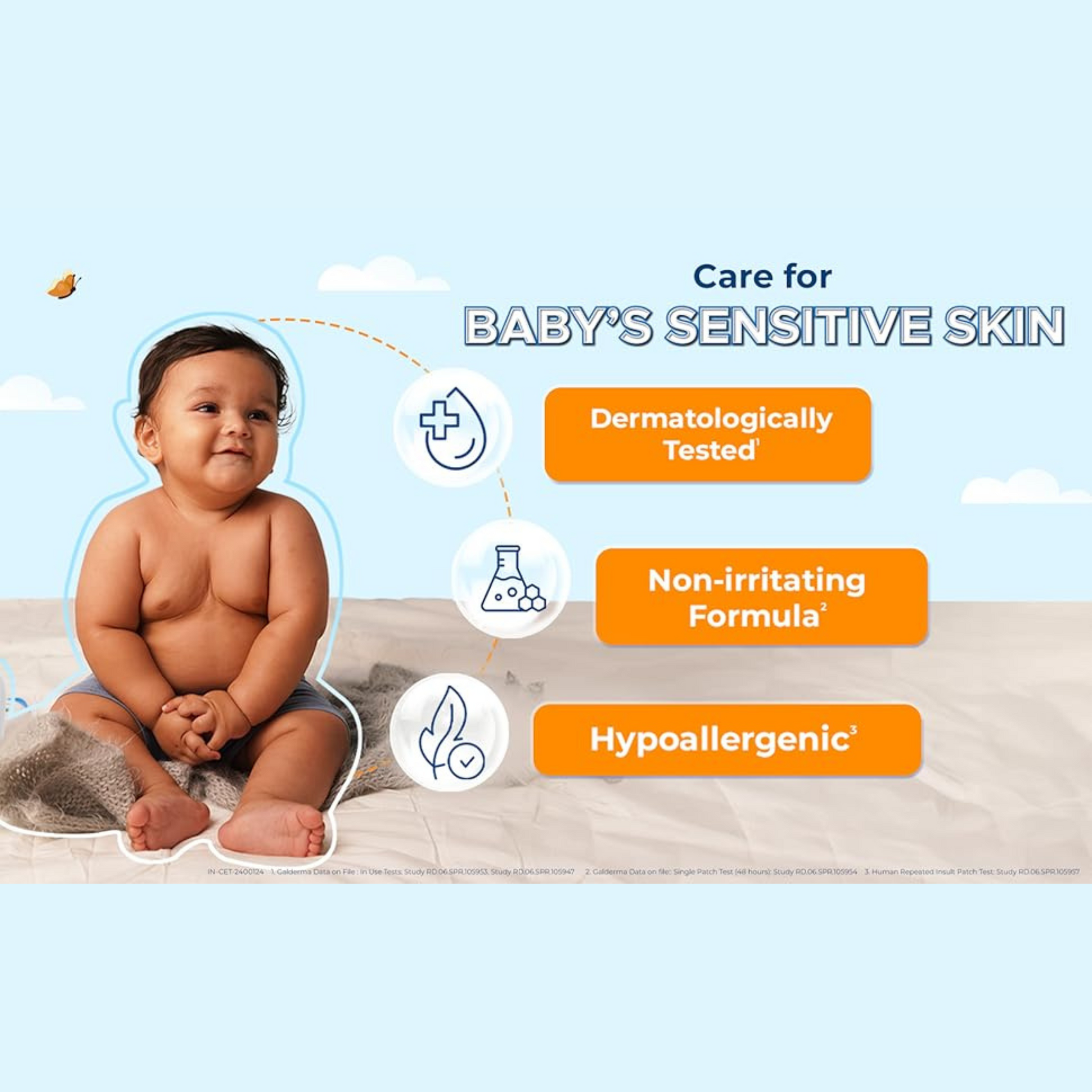 Cetaphil Baby Daily Moisturizing Lotion 400ml with Organic Calendula for Face & Body, Moisturizer for Kids