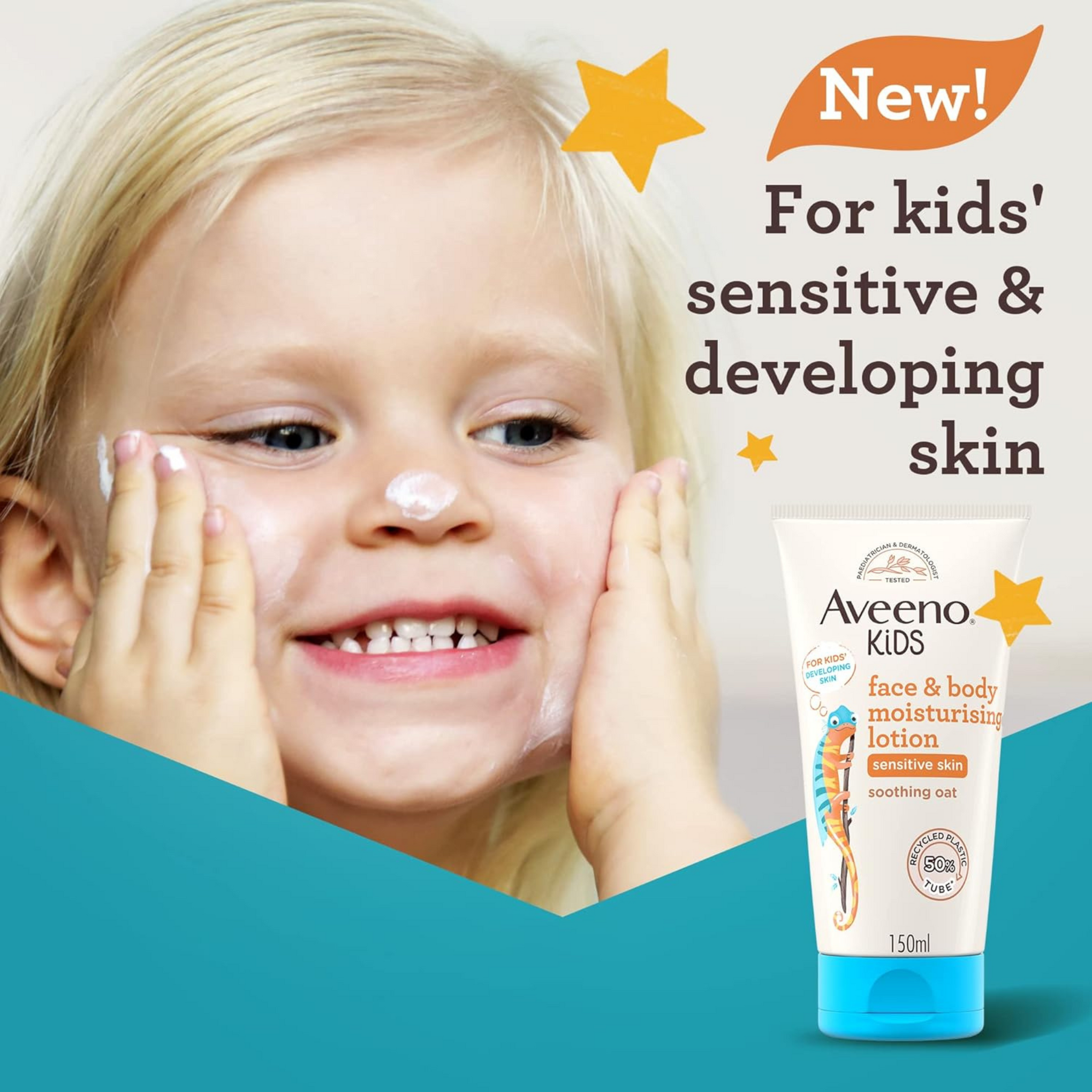 AVEENO® KIDS FACE & BODY LOTION, 150ML