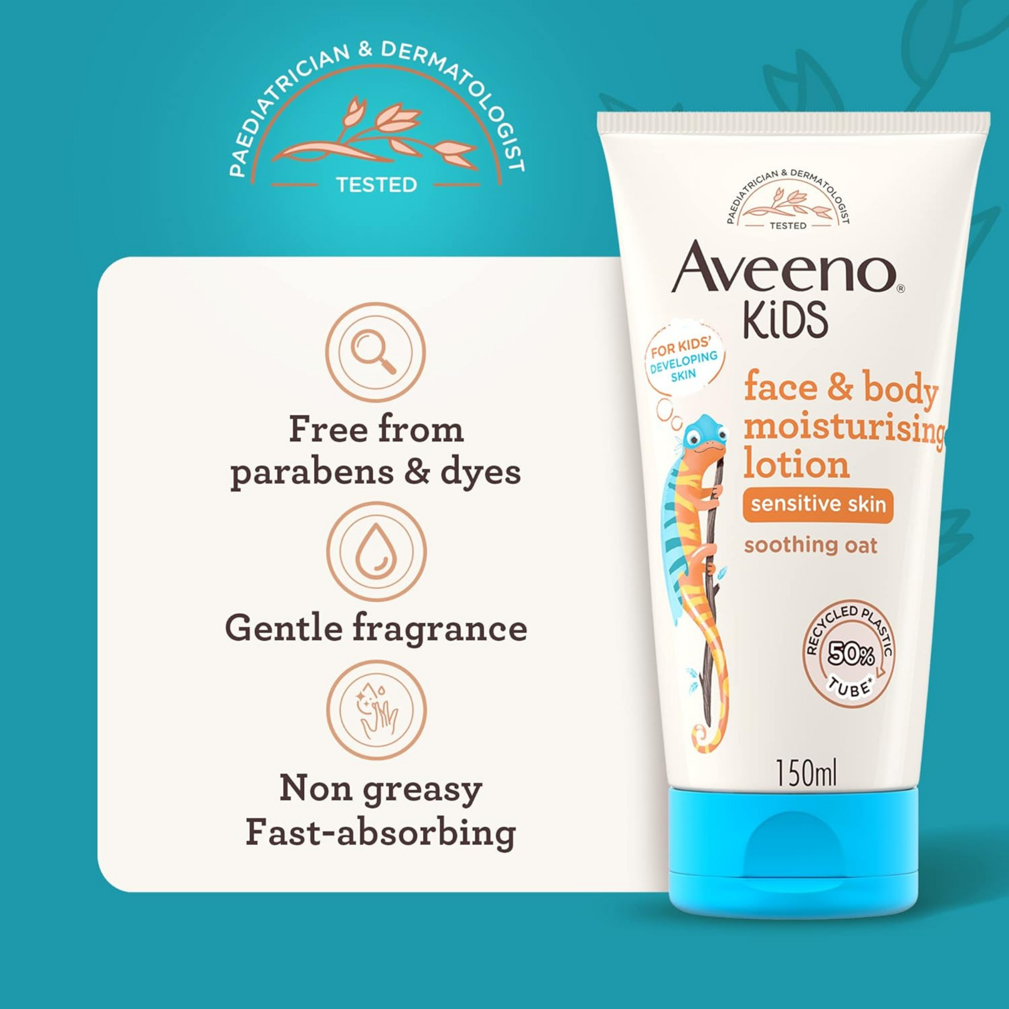 AVEENO® KIDS FACE & BODY LOTION, 150ML