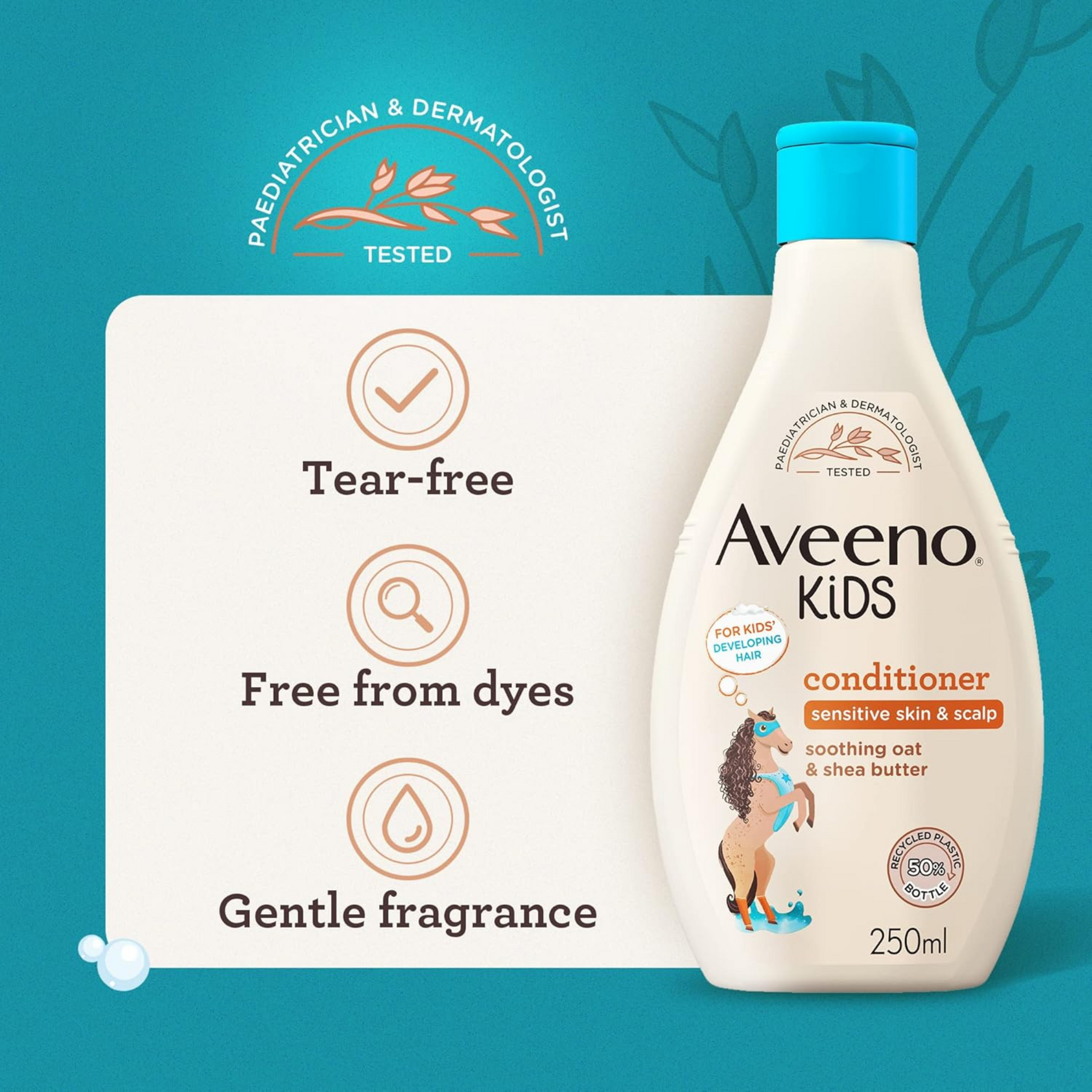Aveeno Baby Kids Conditioner Soothing Oat And Shea Butter For All Types Of Hair 250Millilitre
