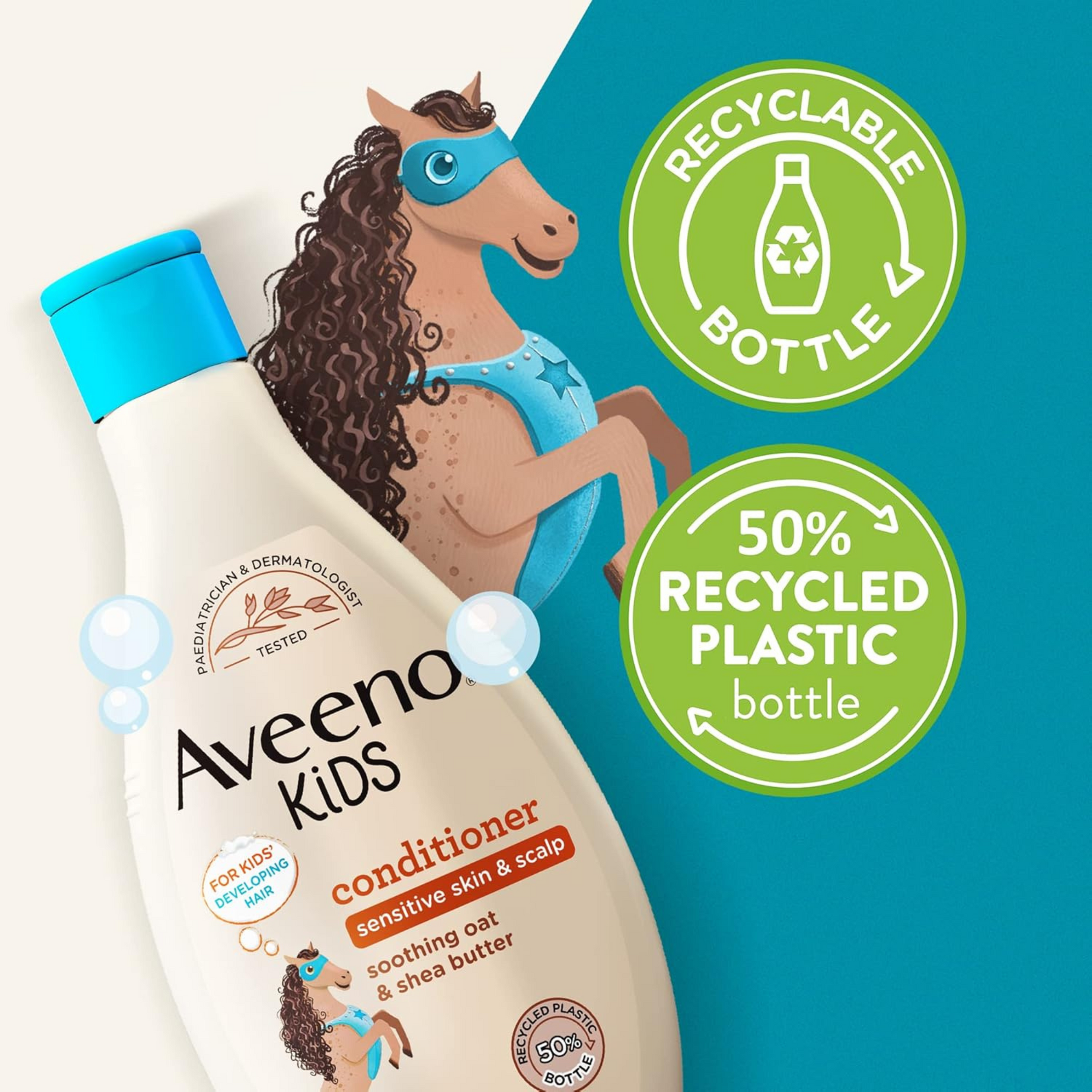 Aveeno Baby Kids Conditioner Soothing Oat And Shea Butter For All Types Of Hair 250Millilitre