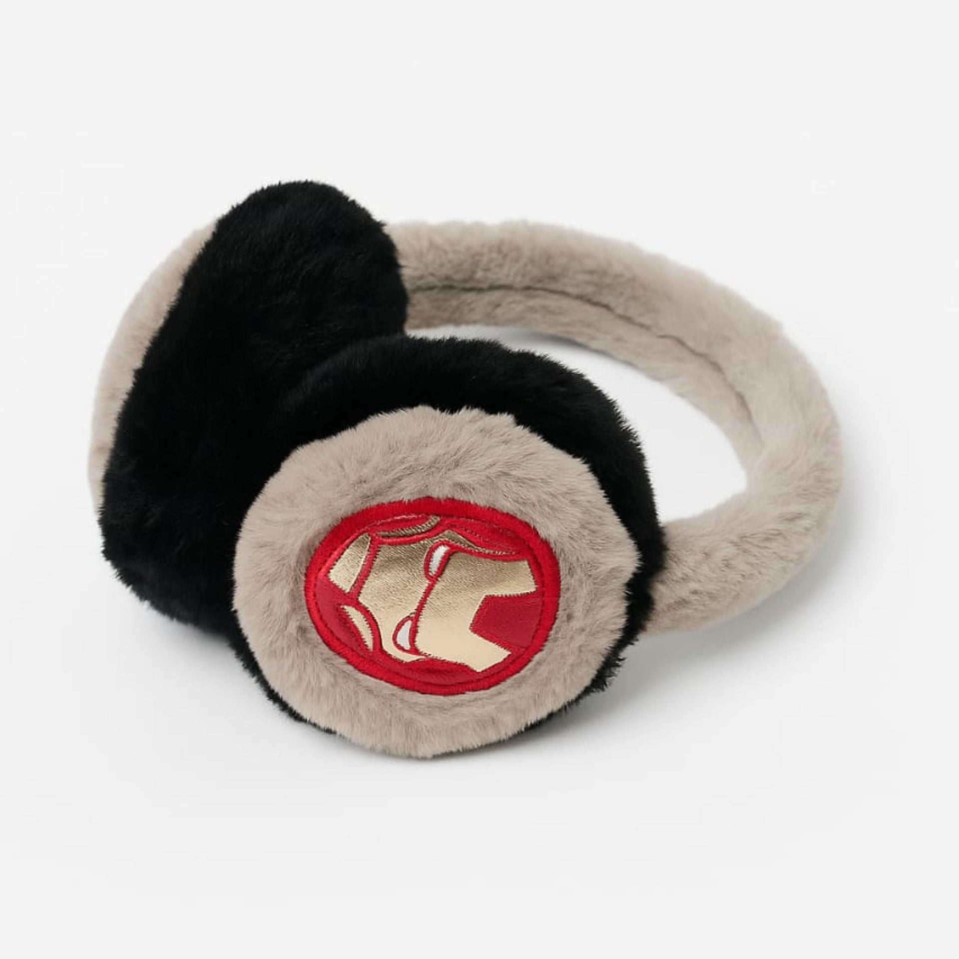 Smile Baby Soft Plush Winter Ear Cover for Kids | Warm & Cozy Earmuffs | Comfortable Ear Protection for Boys & Girls (Iron Man Design, 2-8 Years)