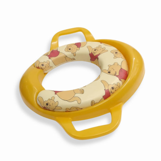 Smile Baby Soft Cushion Potty Seat with Handles – Yellow, Cartoon Design