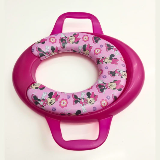 Smile Baby Cushioned Potty Seat with Handles – Pink, Minnie Mouse Design