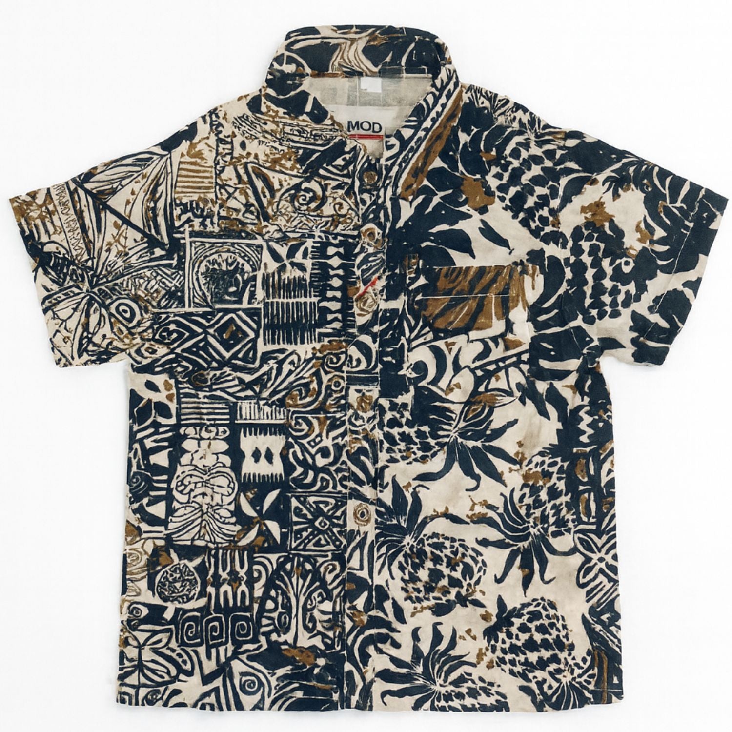 Smile Baby Boys’ Tropical Print Half Sleeve Shirt – Ages 2 to 12 Years